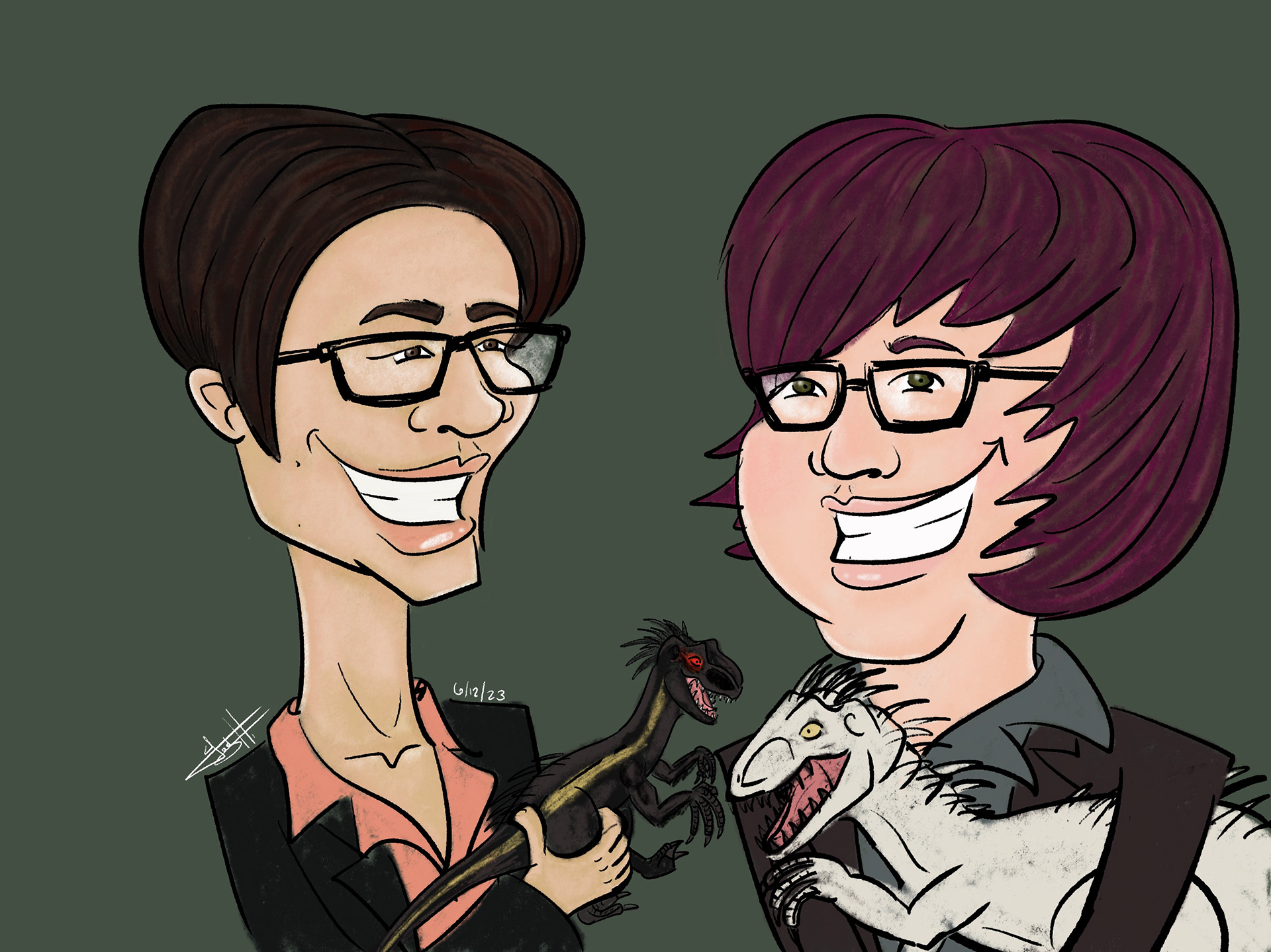 "Dinosaur Duo"- 2023