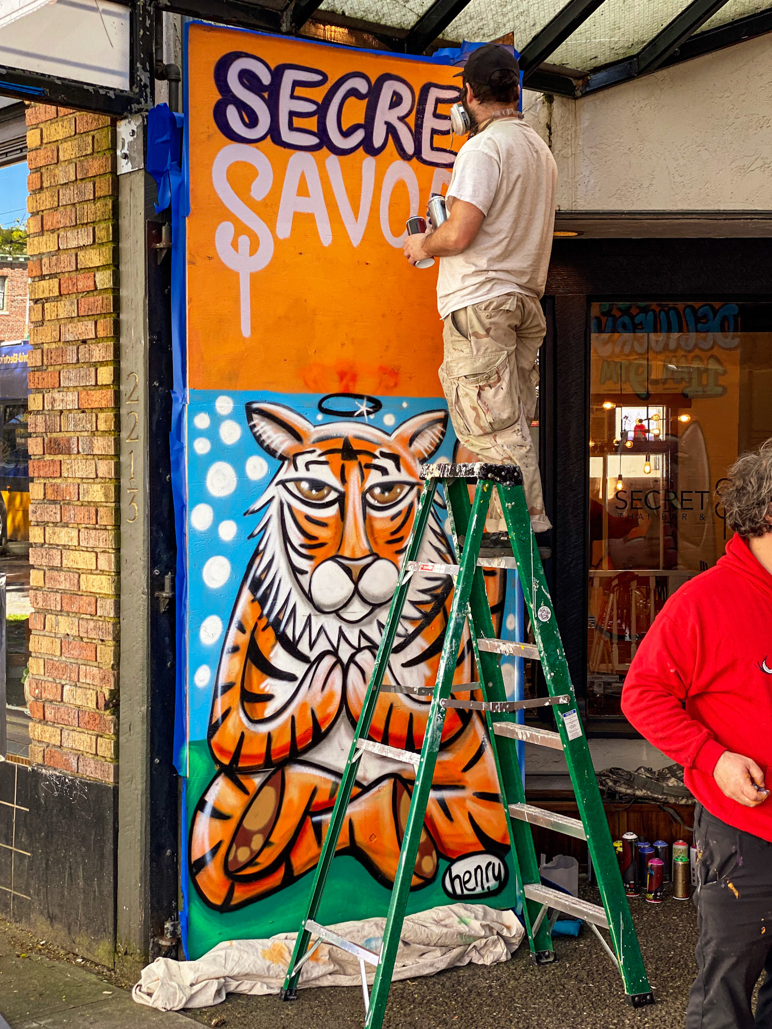 Secret Savory - Mural by Henry