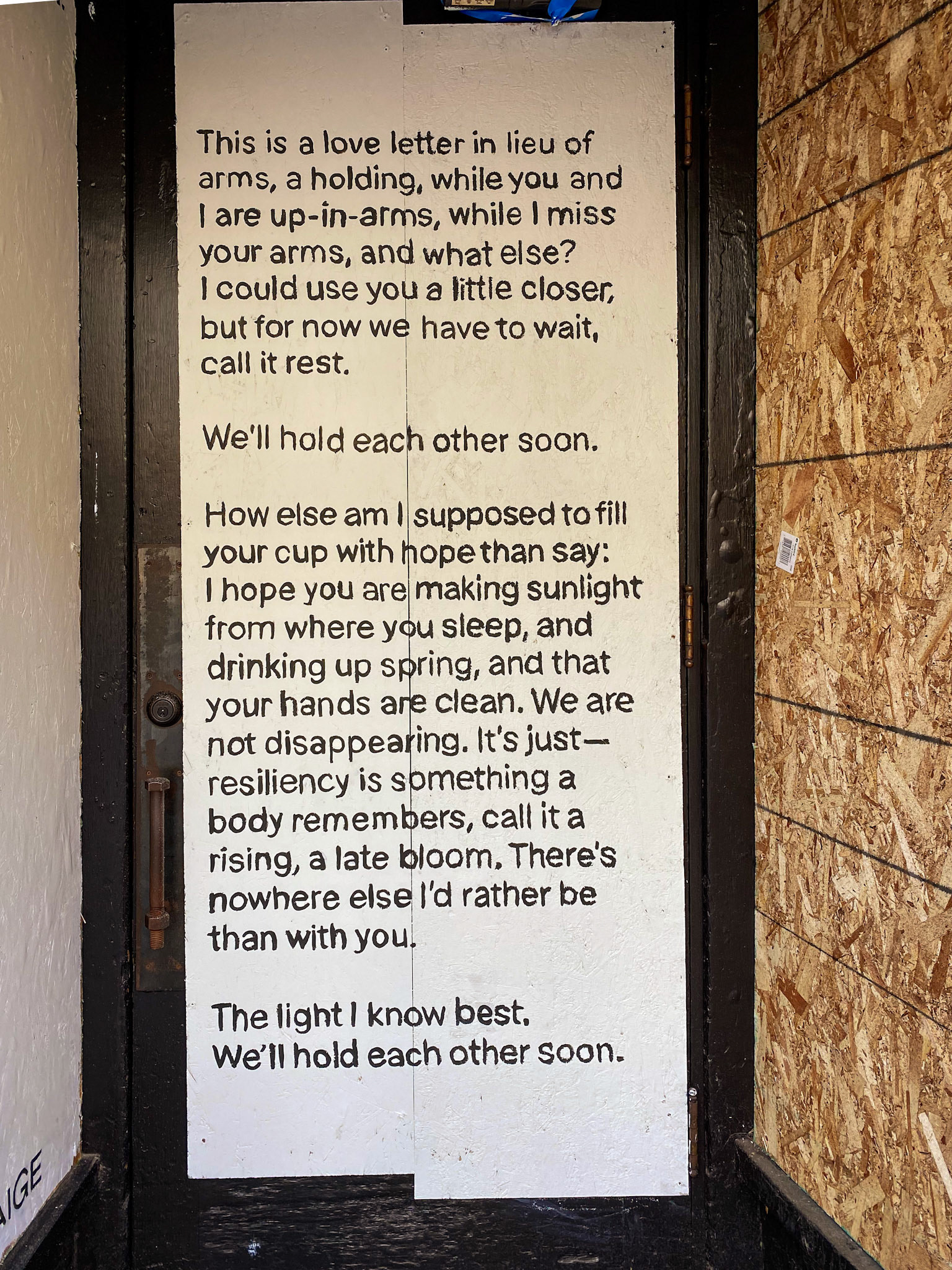 King's Hardware -  Poem by @brittanypaige, Design by @parkerdotstudio