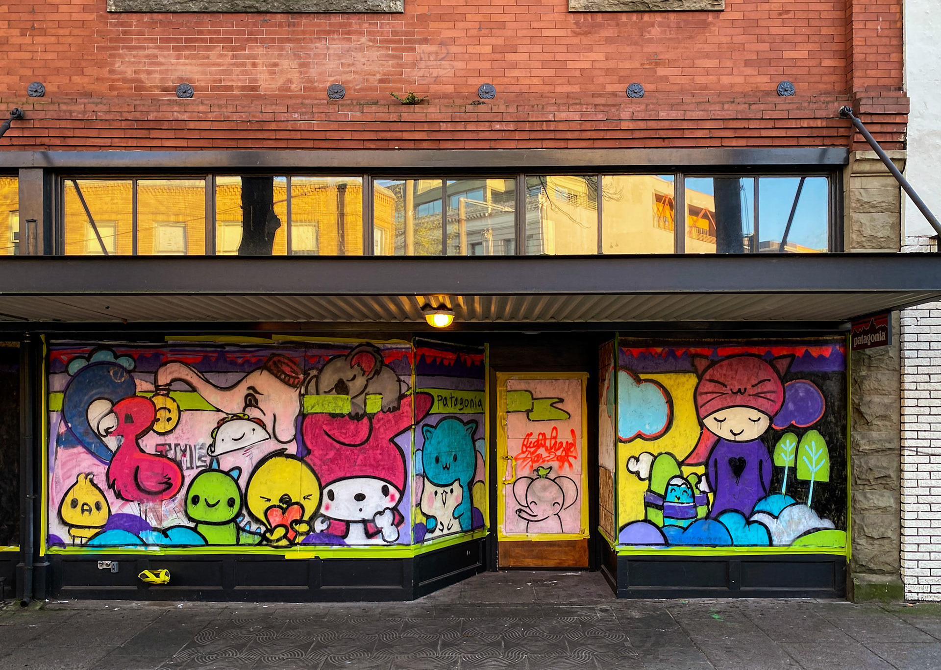 Patagonia - Mural by volunteer - unsigned