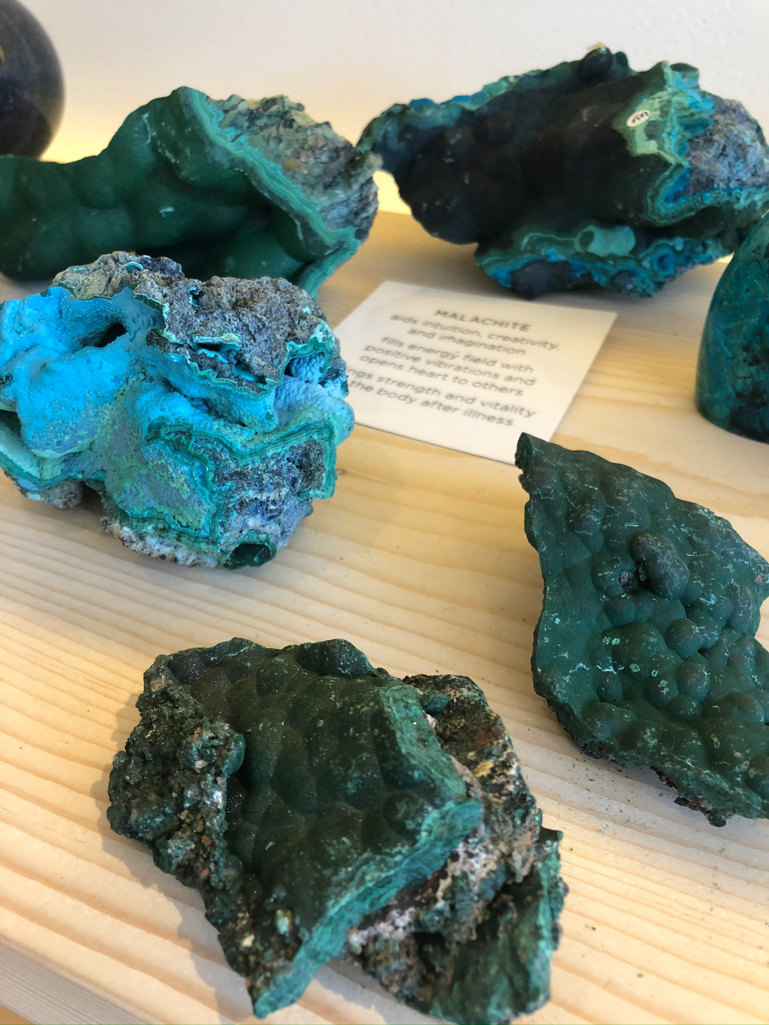 chrysocolla + malachite