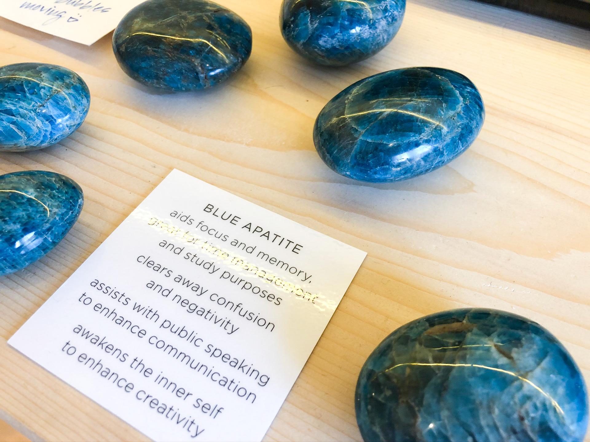 blue apatite