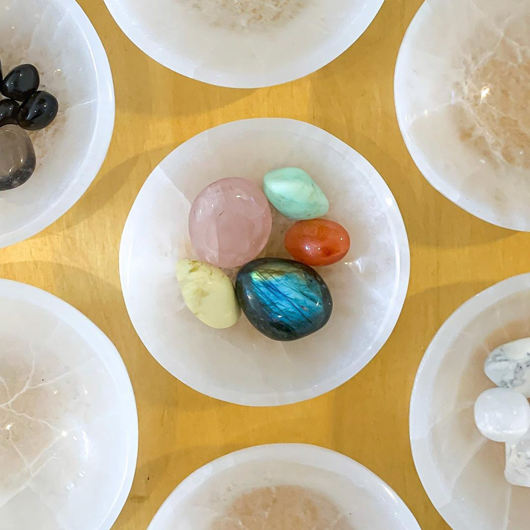 selenite bowls