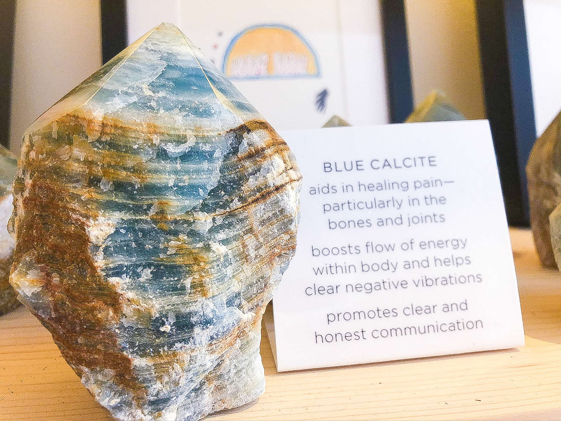 blue calcite