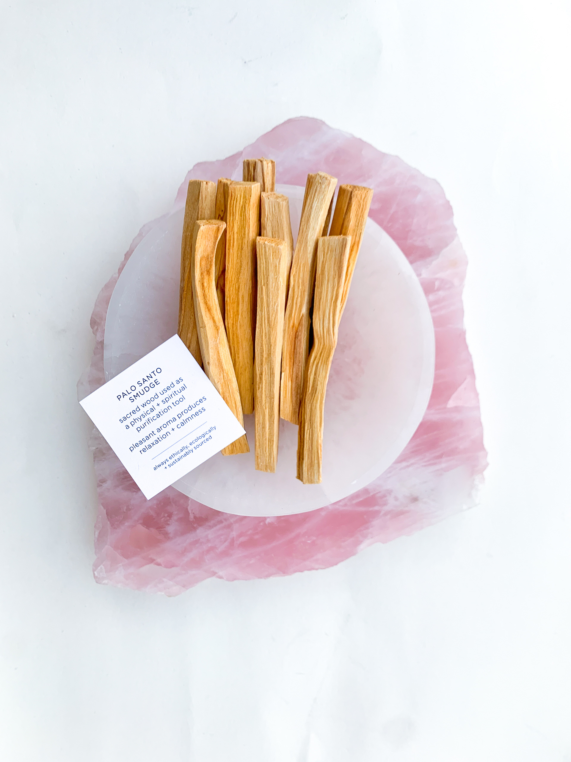 ethically-sourced palo santo