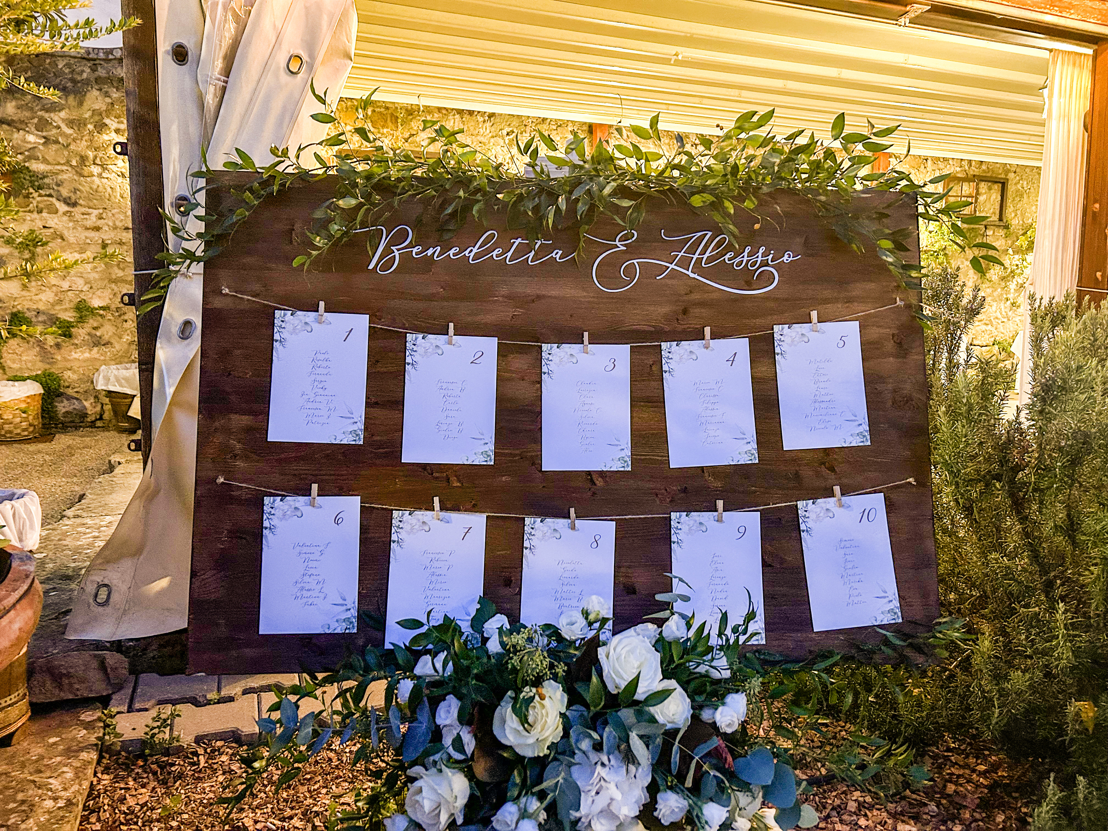 Creazione tableau de mariage