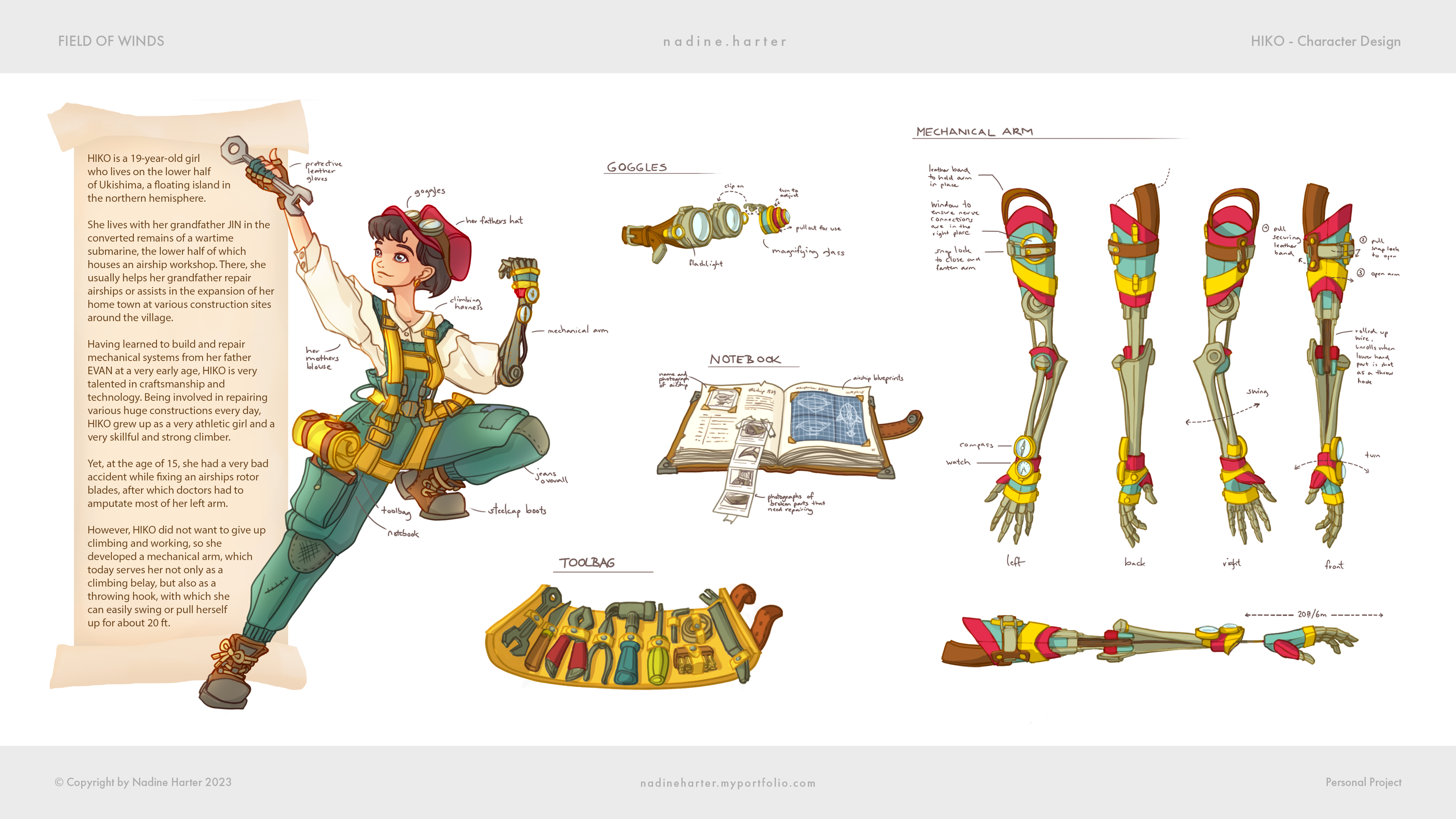 HIKO | Character Design | Adobe Photoshop