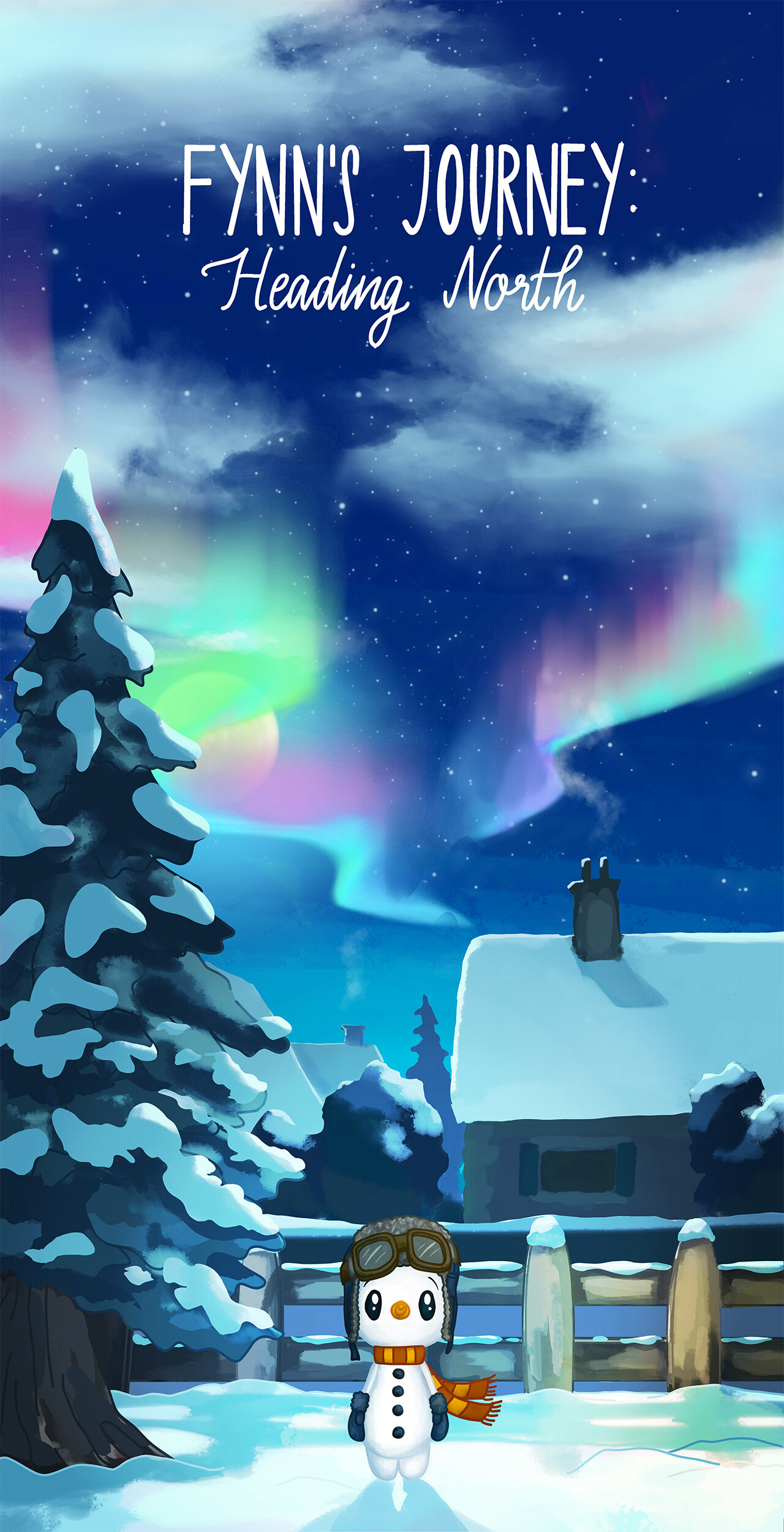 Illustrated Gameposter in cooperation with Lisa Jentsch. Font by Lisa Schubert.