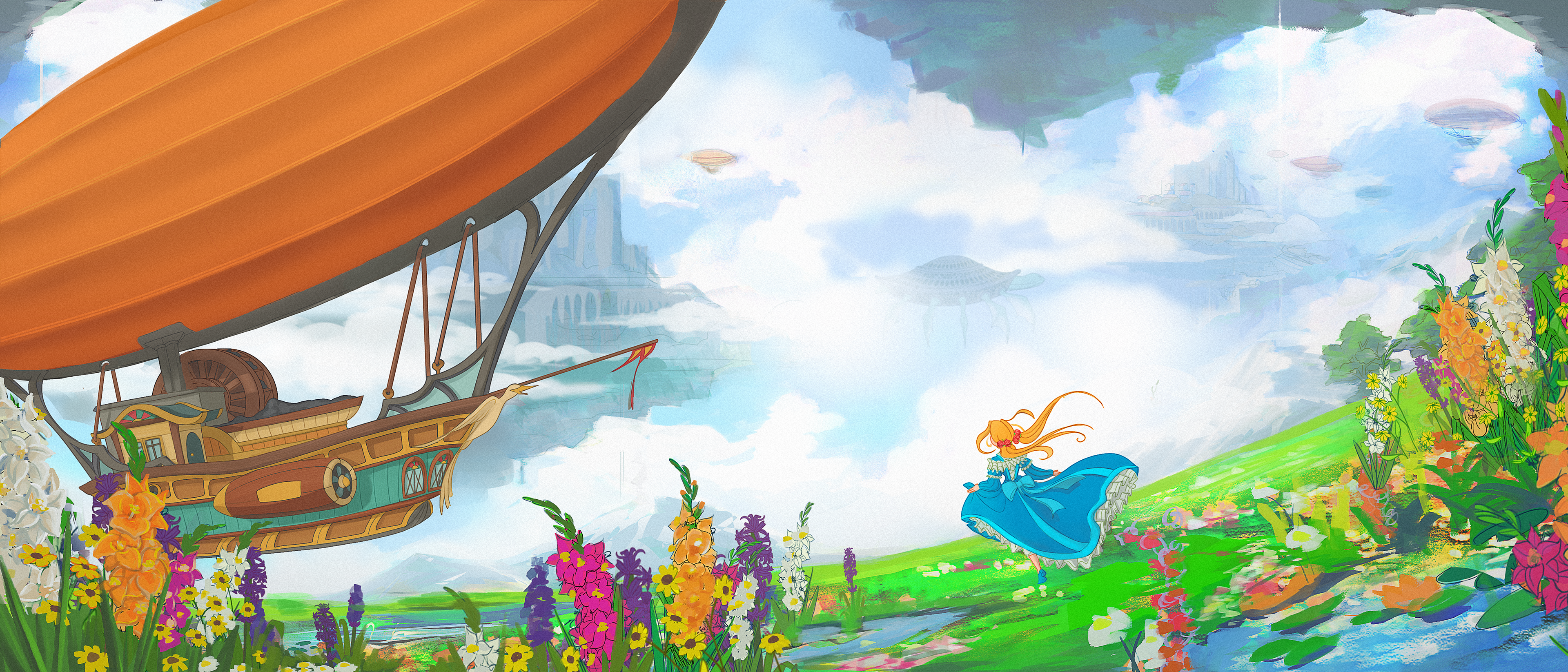 Field of Winds | First Illustration | Adobe Photoshop