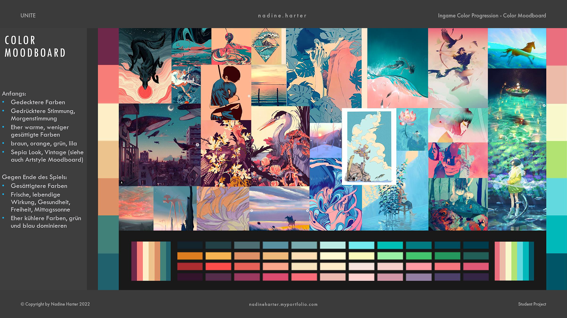Color Script | Moodboard | Adobe Photoshop