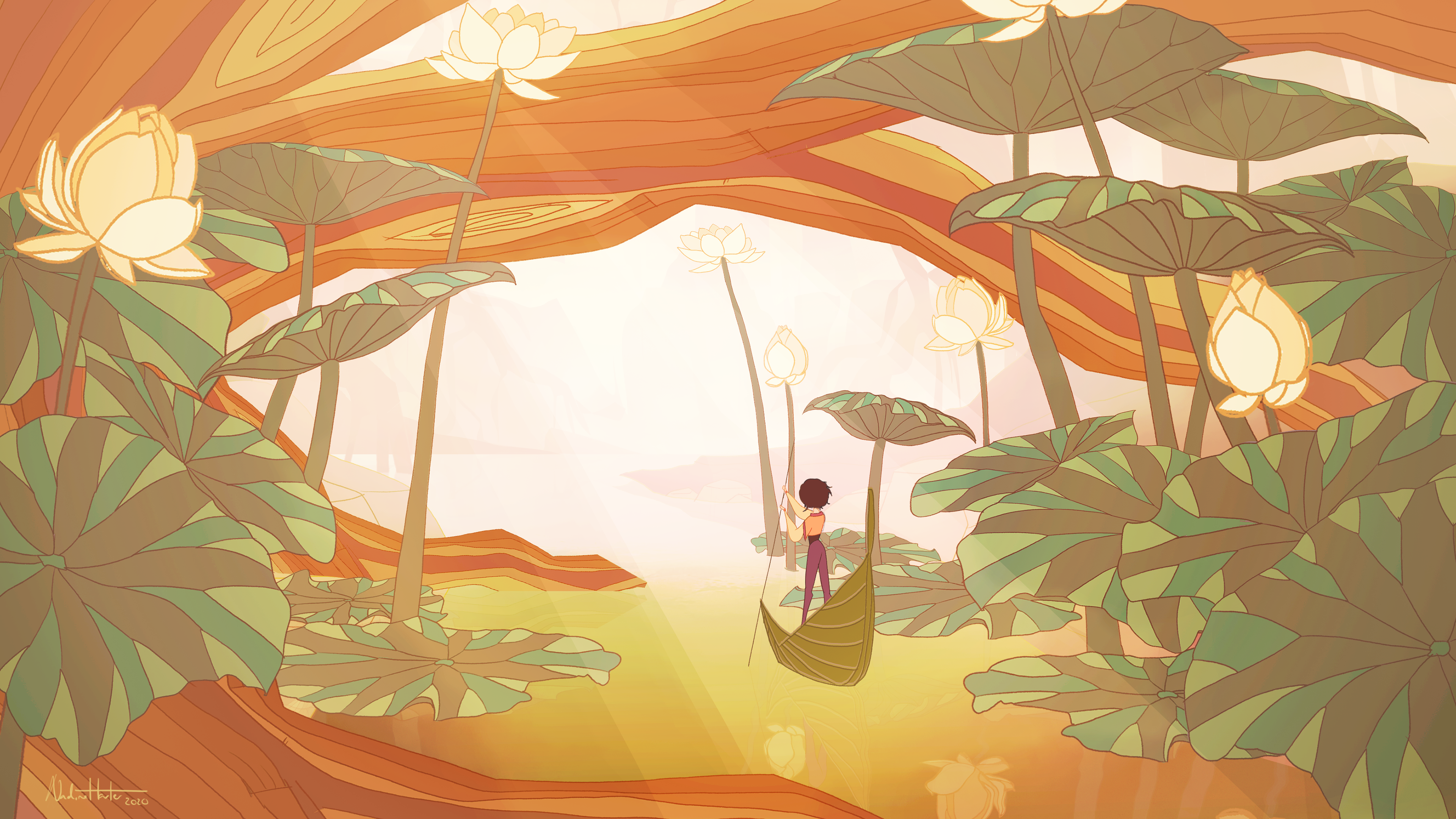 MISTY SWAMPS | Environment Design | Adobe Photoshop