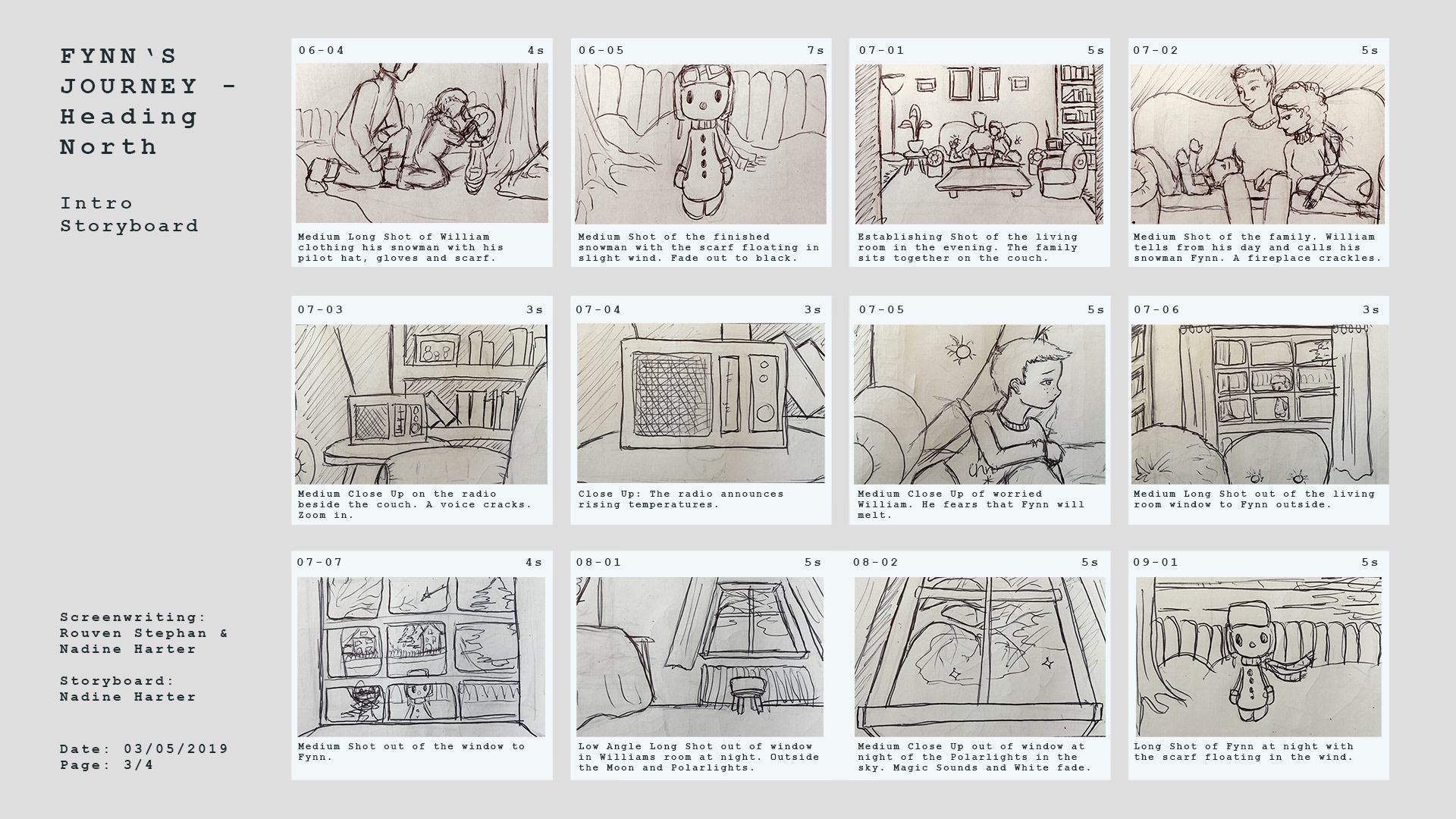 Intro | Storyboard Part 03 | Ink & Adobe Photoshop