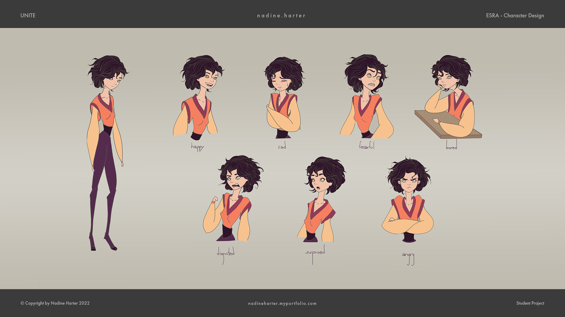 ESRA | Character Expressions | Adobe Photoshop