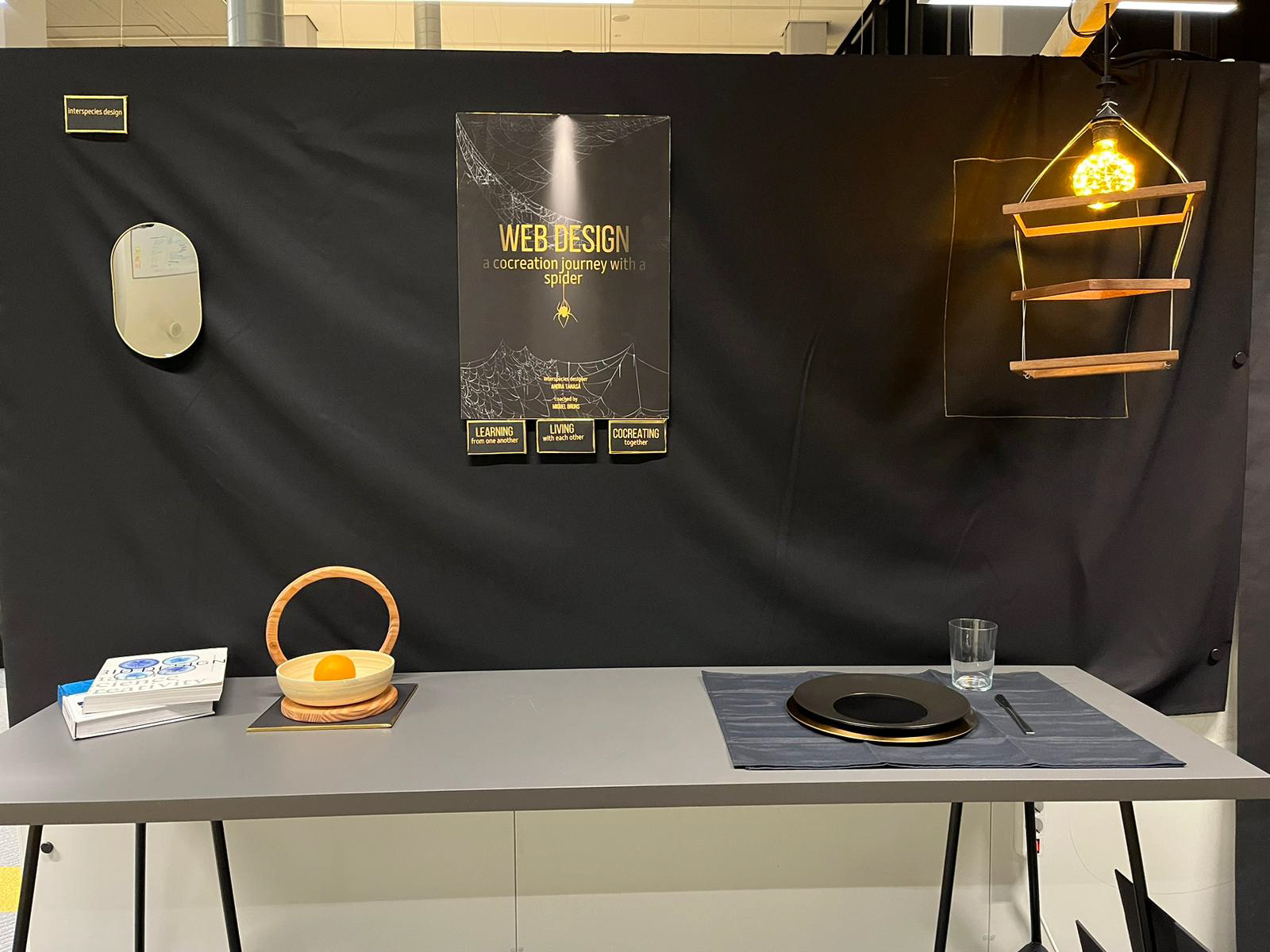 exhibition setup