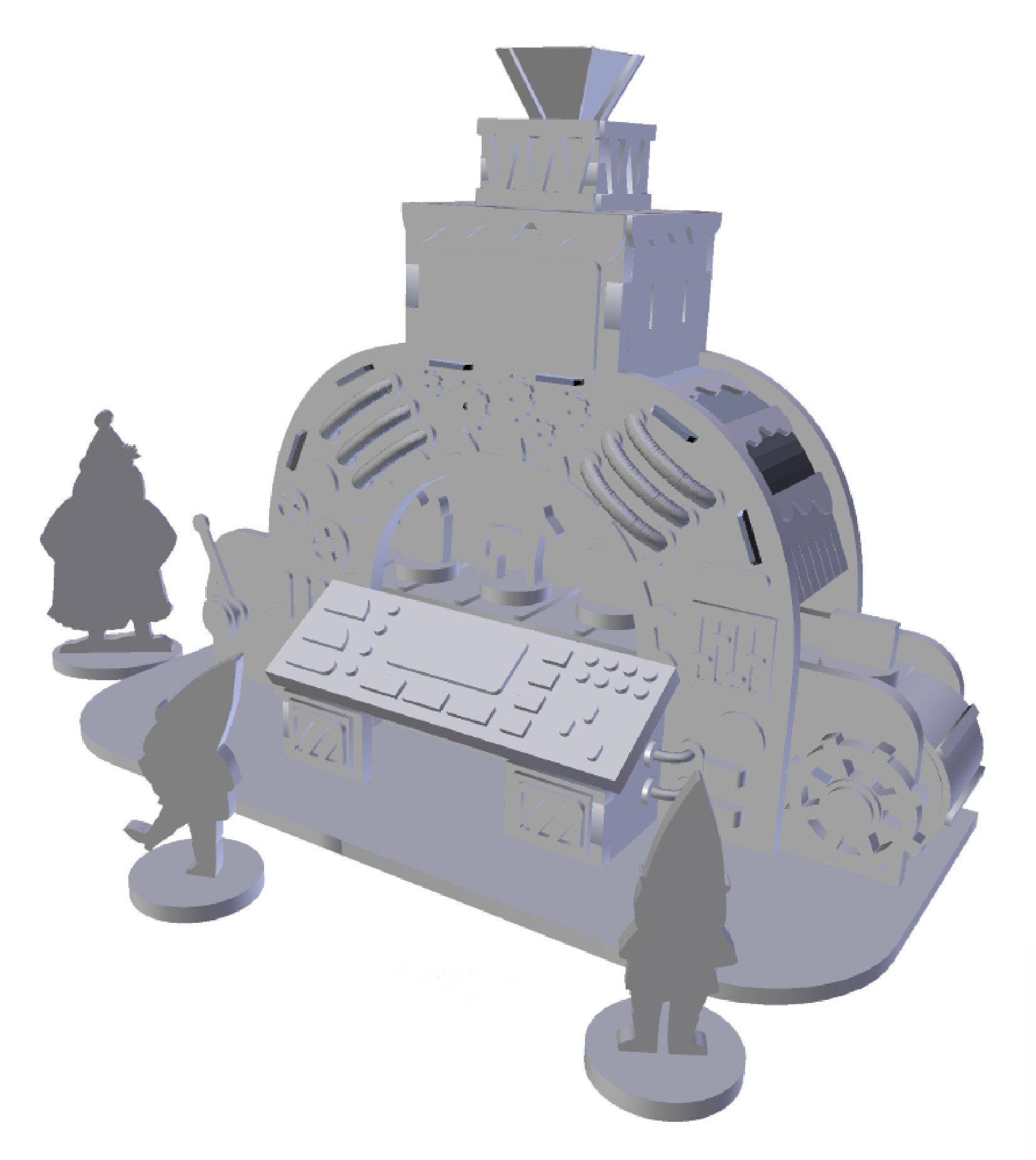 Blender 3D Render - Before Textures