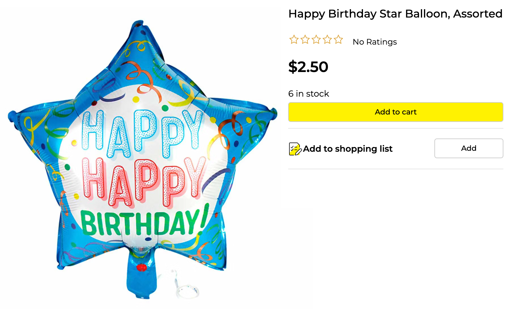 Product Listing on DollarGeneral.com