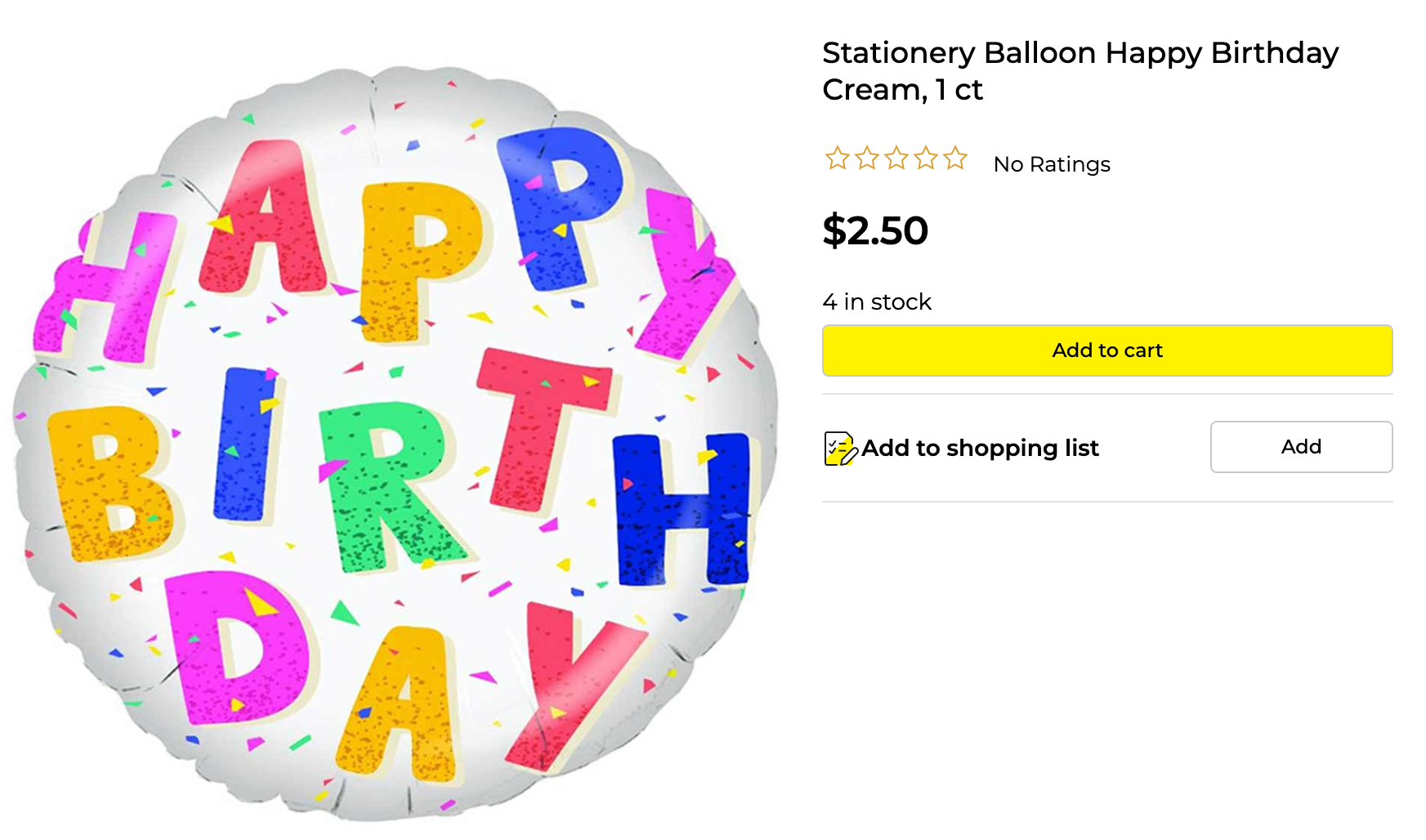 Product Listing on DollarGeneral.com