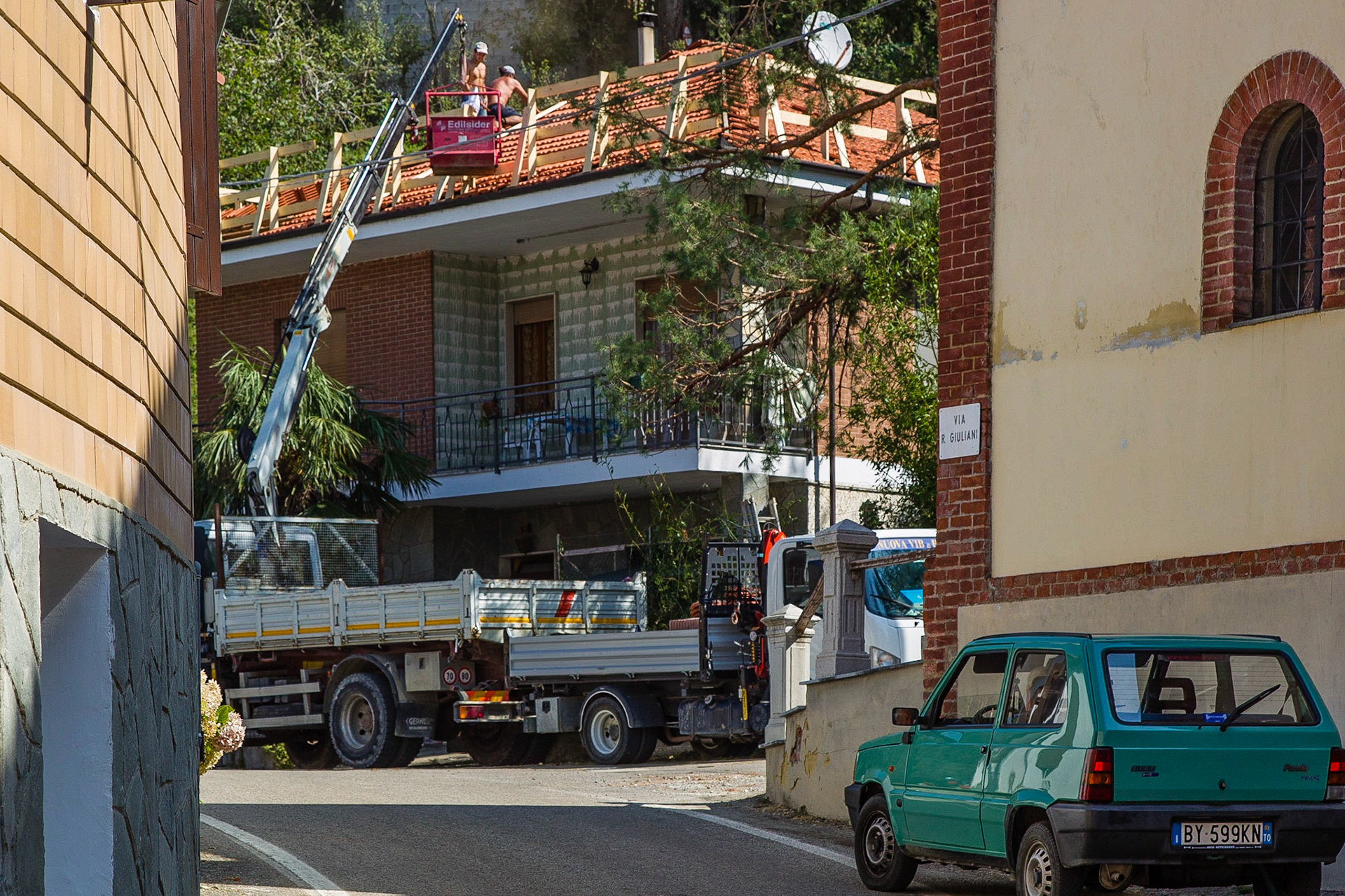 A Marmorito S. Maria la grandinata non ha risparmiato nessuno!