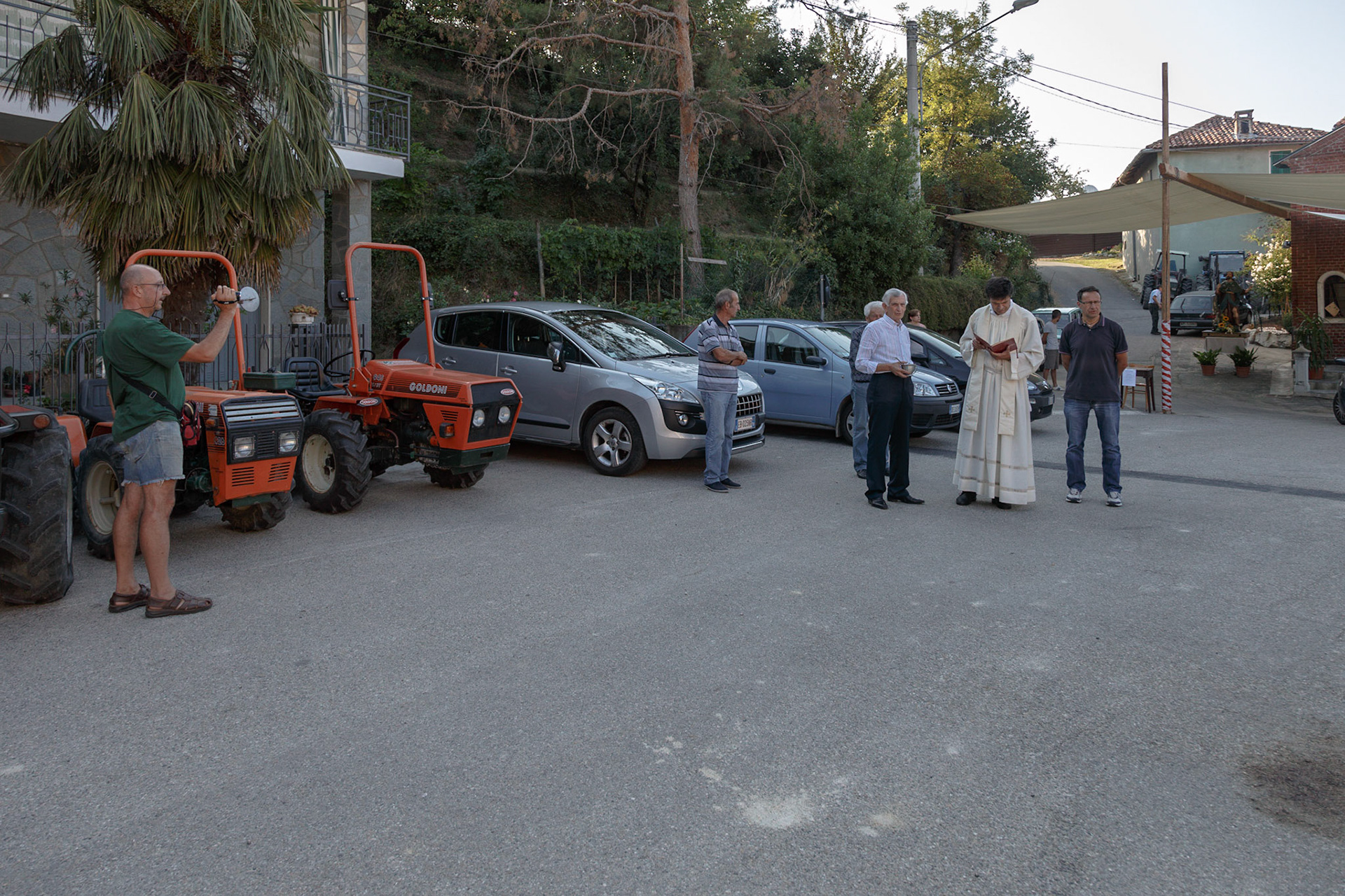 Tradizionale Benedizione animali, macchine agricole, autoveicoli