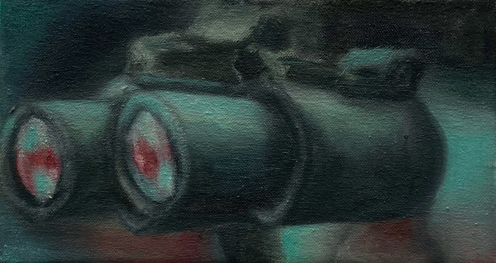 nightcrawler 13x24 oil on canvas