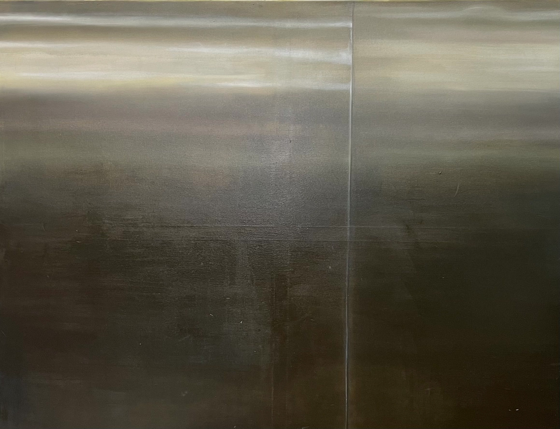 untitled (doors are closing) 130x165 oil on canvas