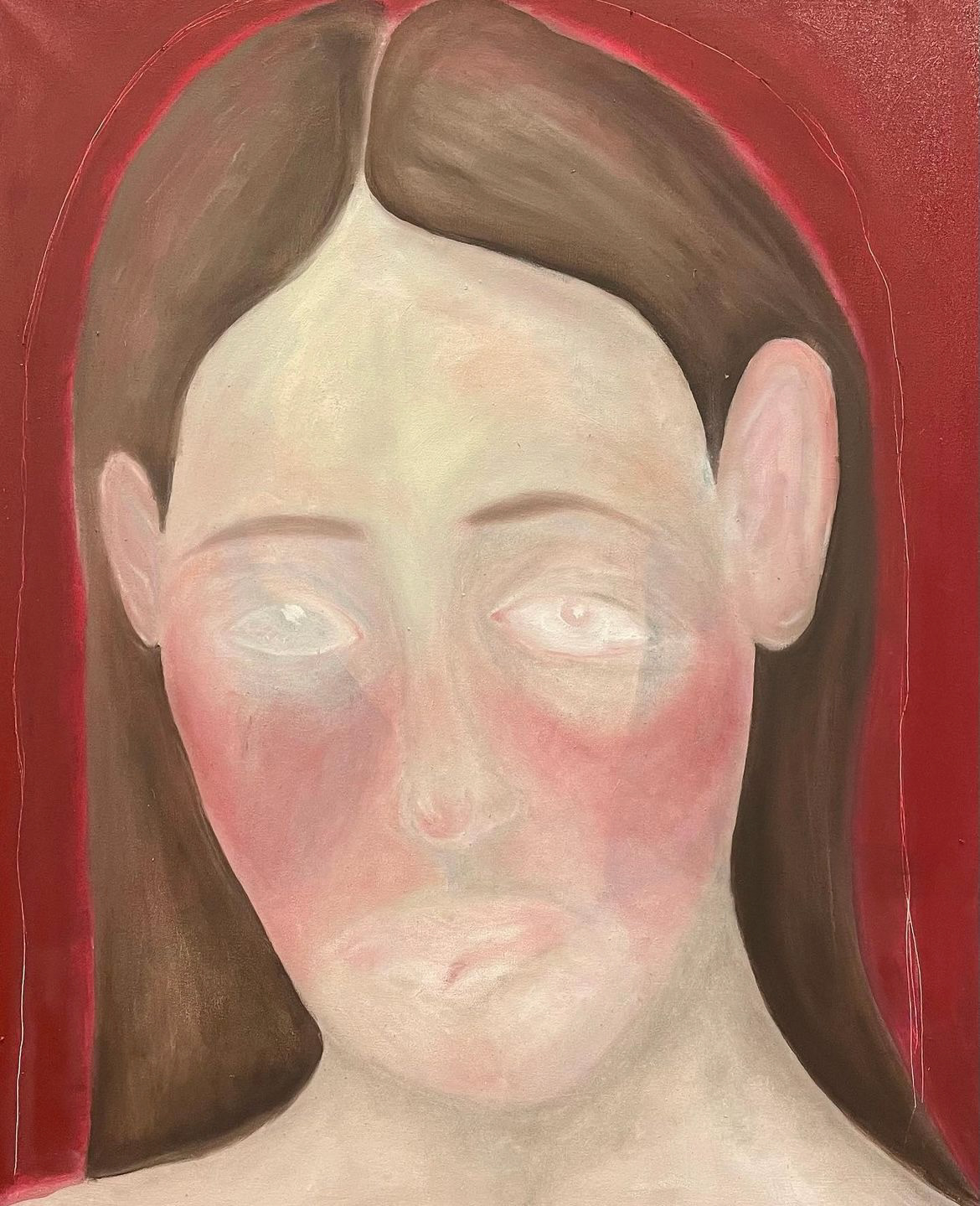 self portrait 105x80 oil on canvas