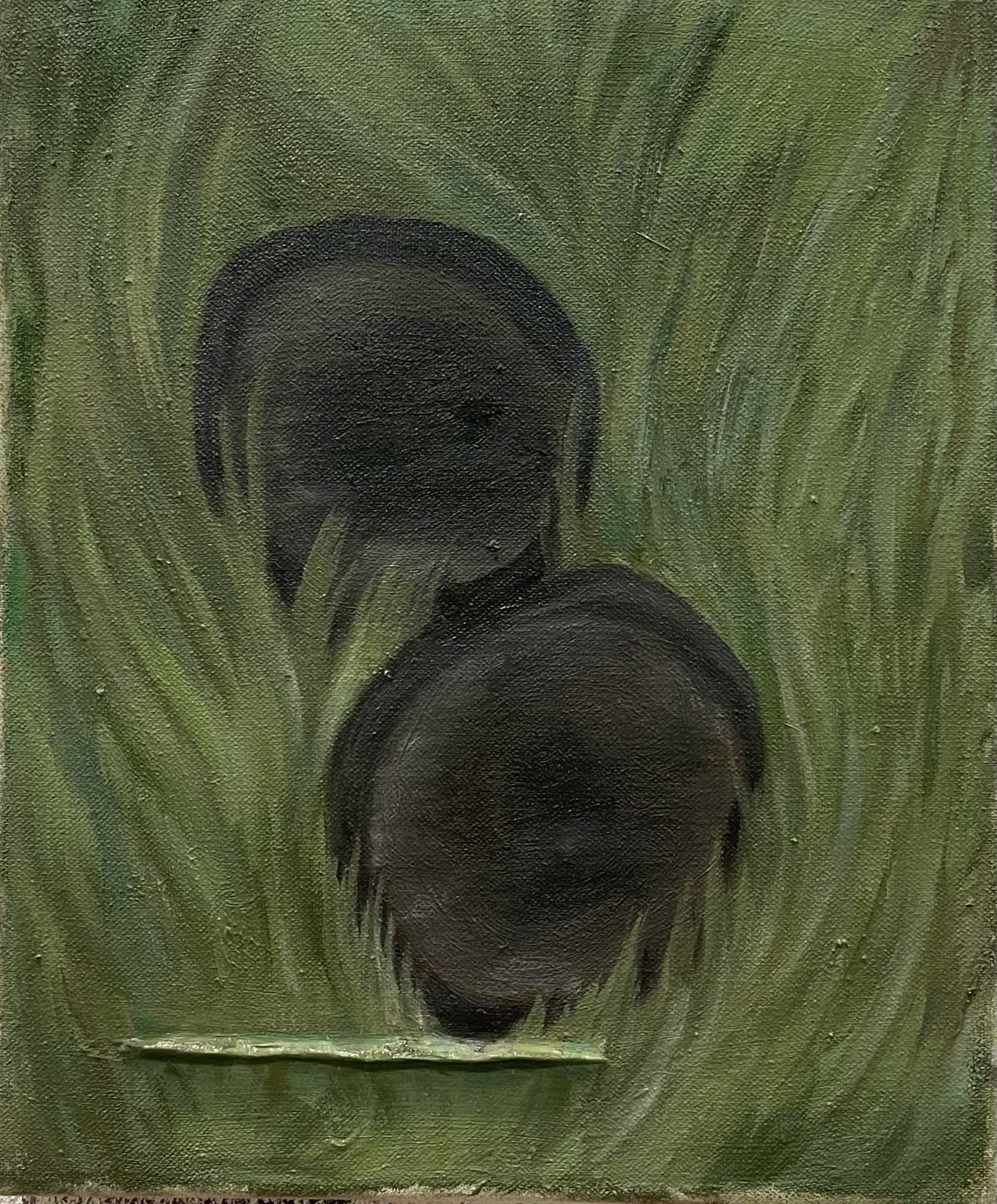 taste of cherries 30x25 oil on canvas