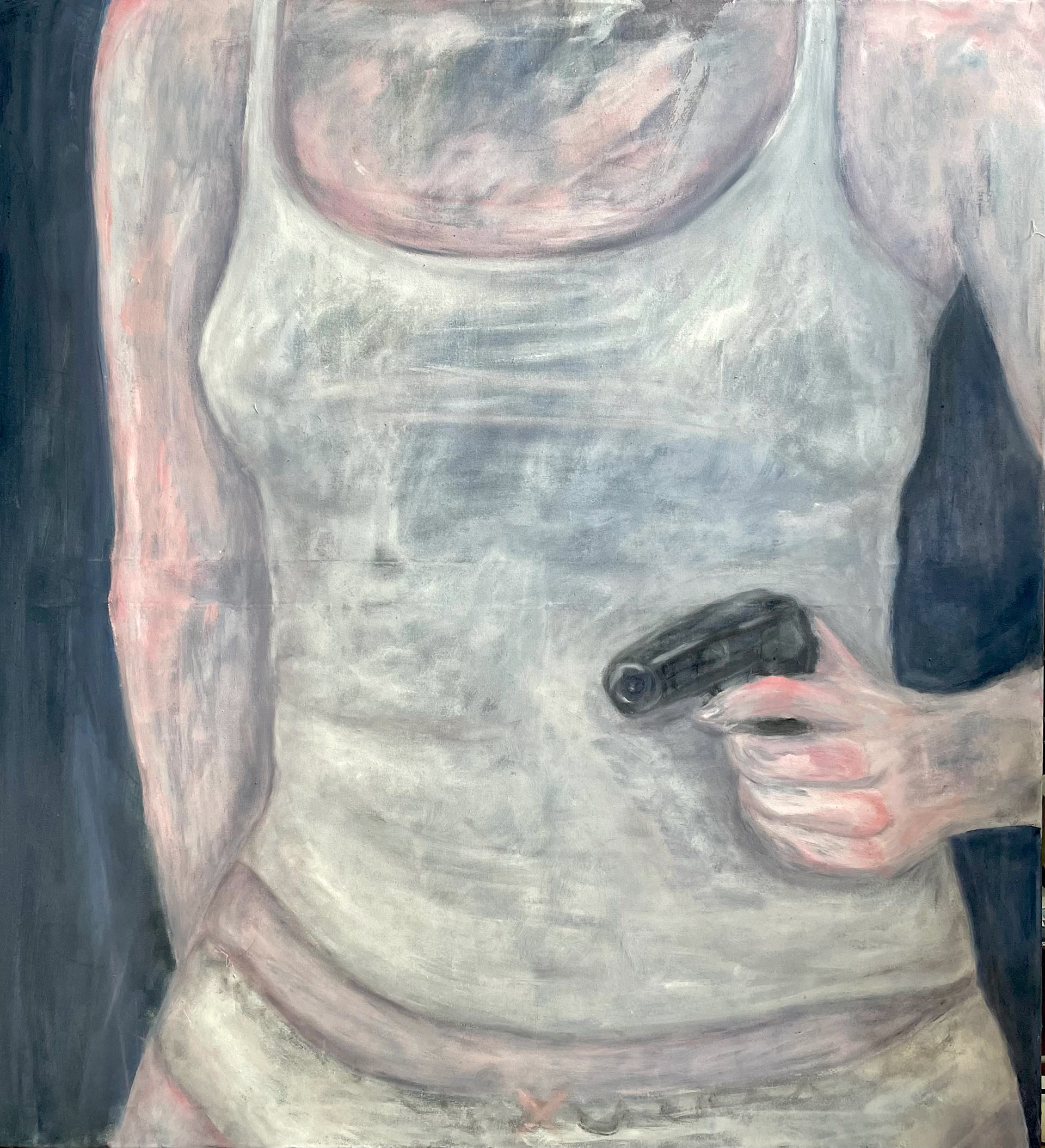 stay where you are, 120x100, oil on canvas