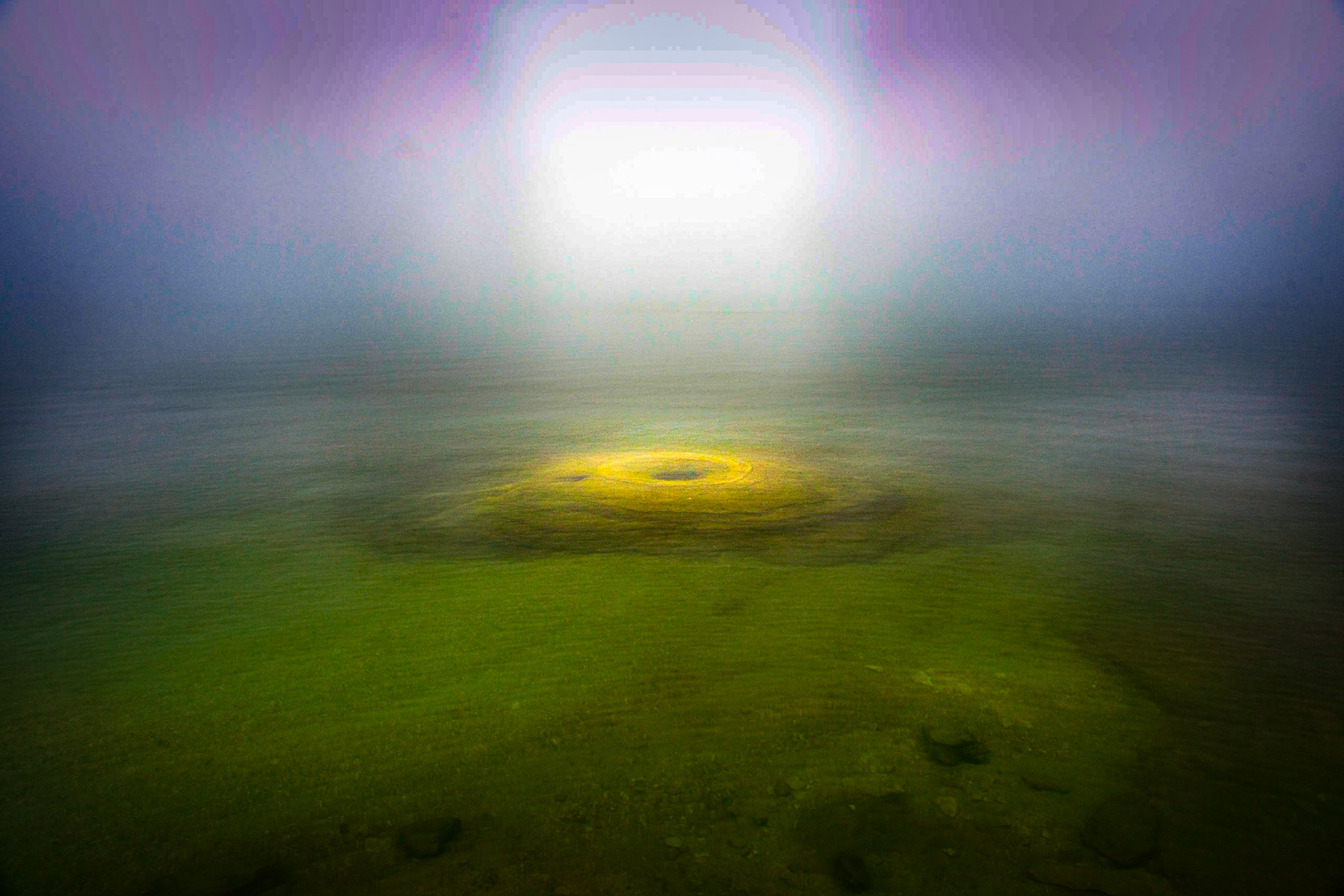The Fishing Cone in Yellowstone Lake (underwater as of 8/11)