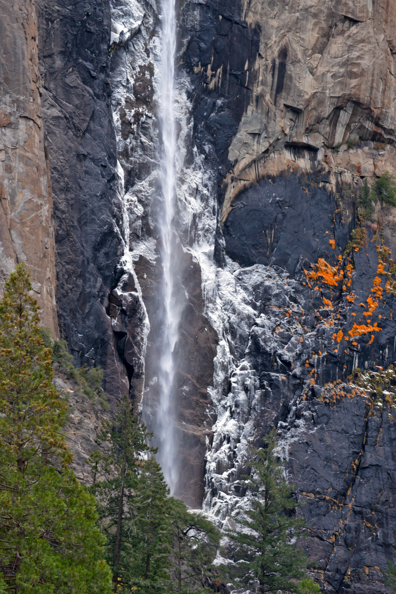 Frozen Bridalveil Falls