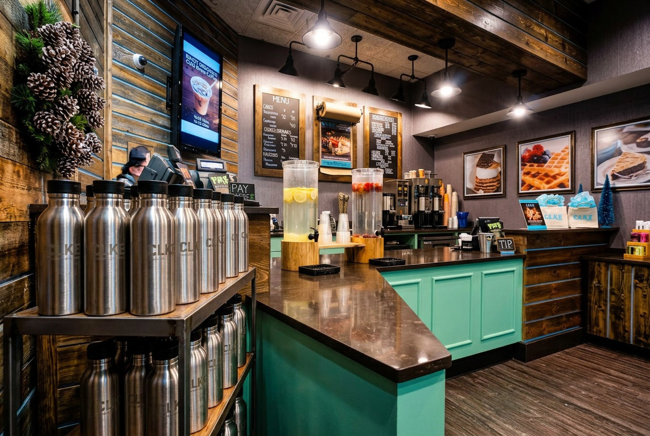 Rustic Brews and Coastal Hues