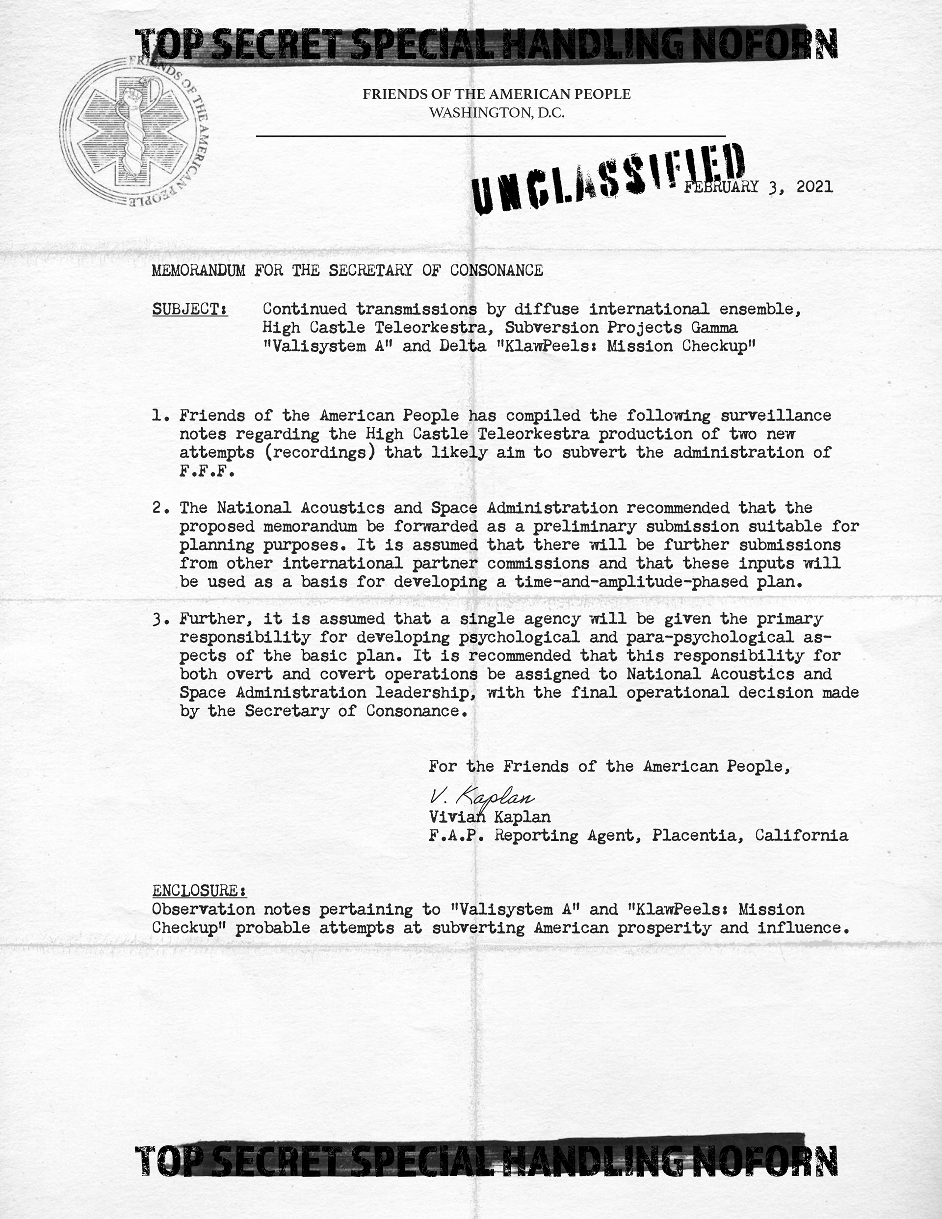 A page from the single's digital liner notes