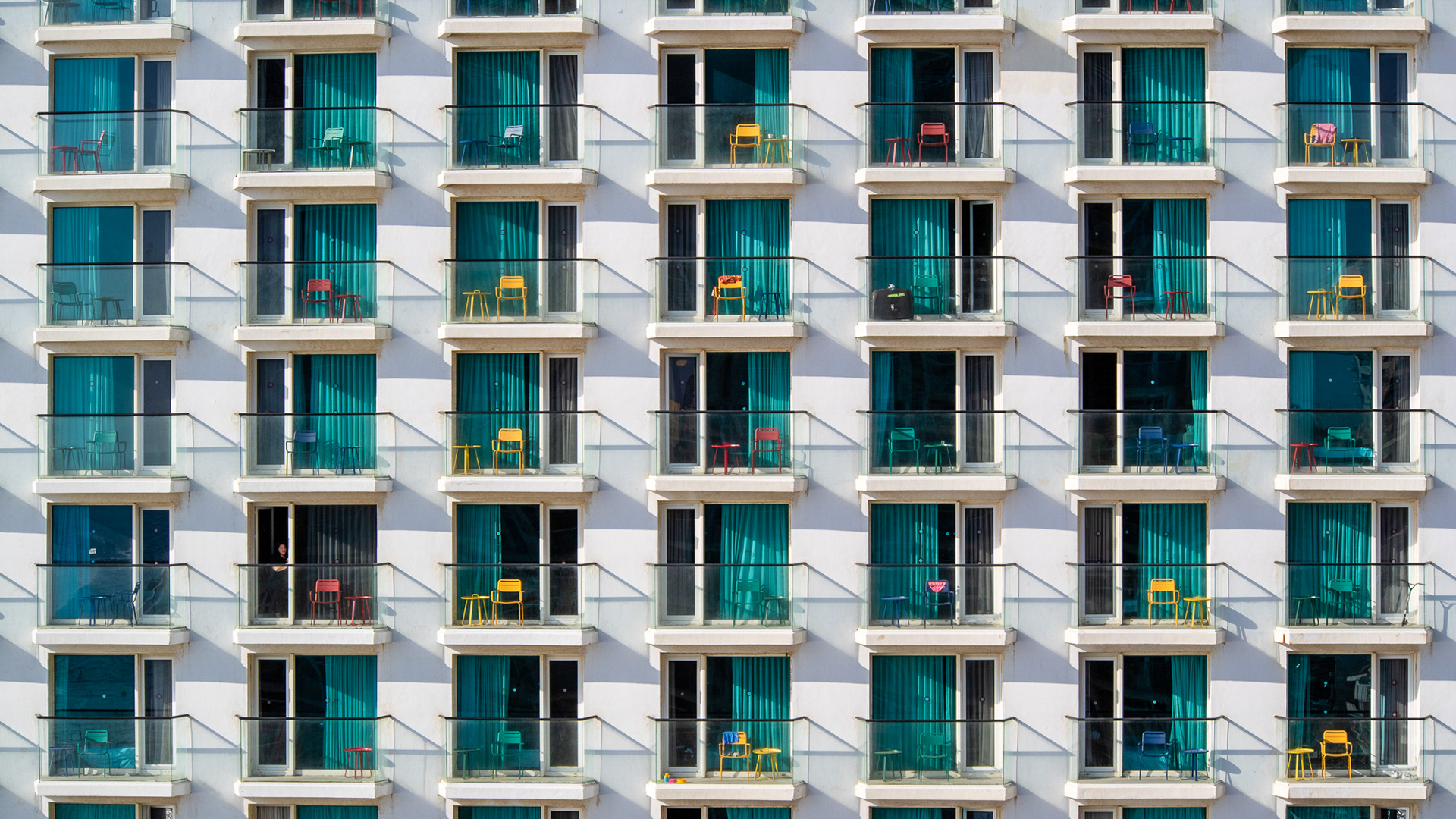 Hotel windows, Tel Aviv