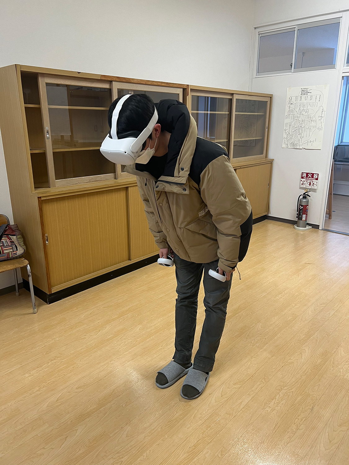 参拝中