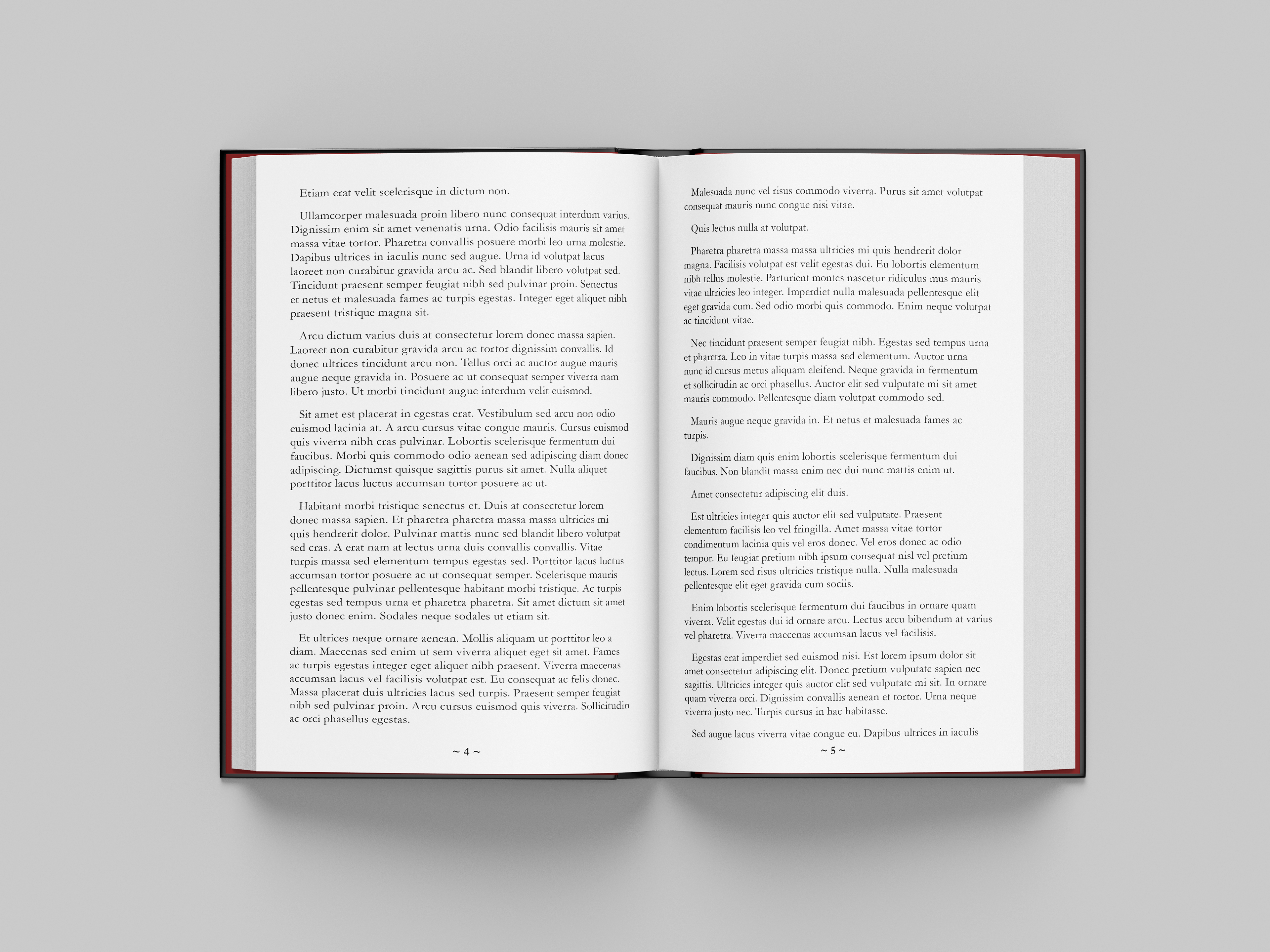 Hard Cover - Inner Pages