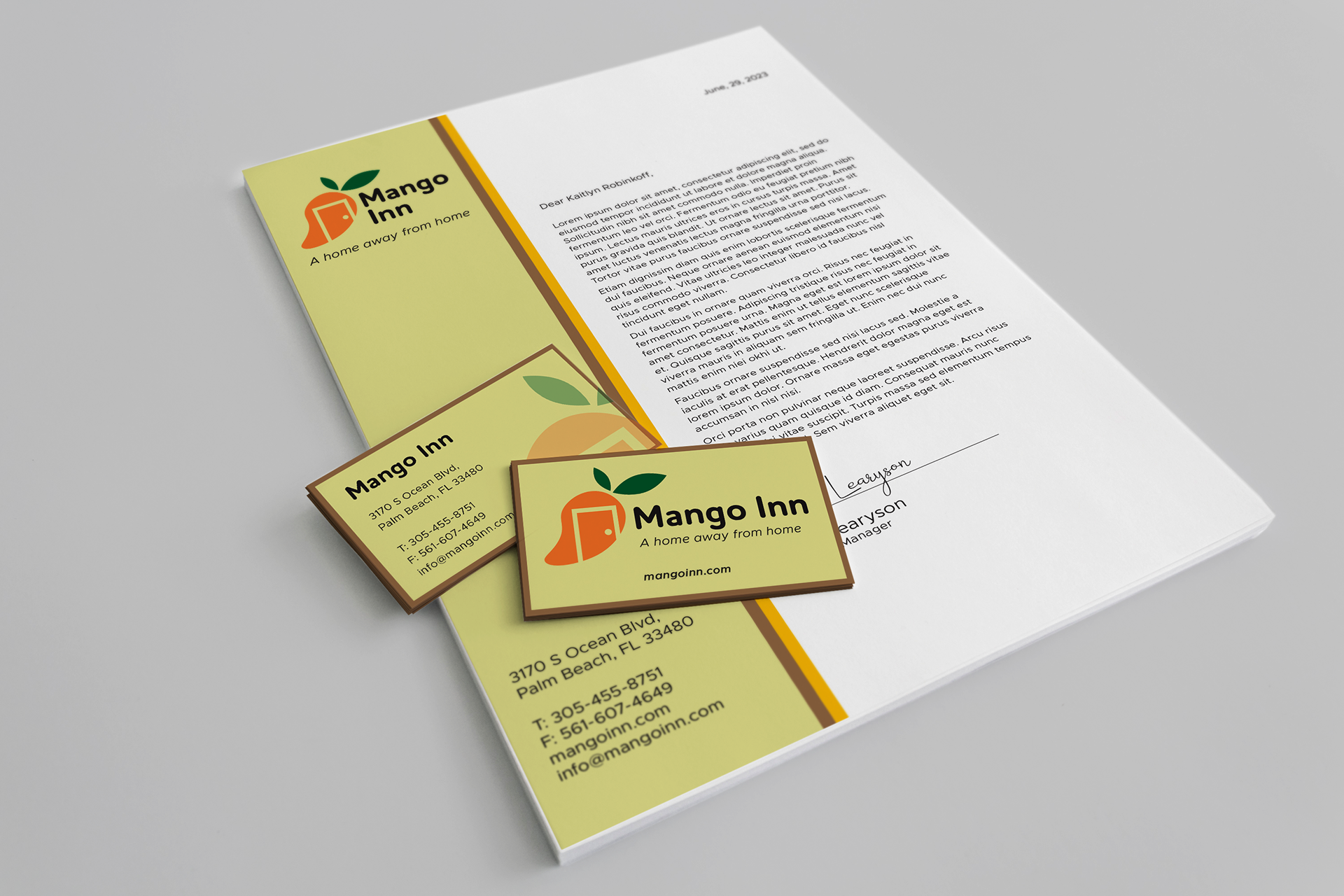 Letterhead & Business Card
