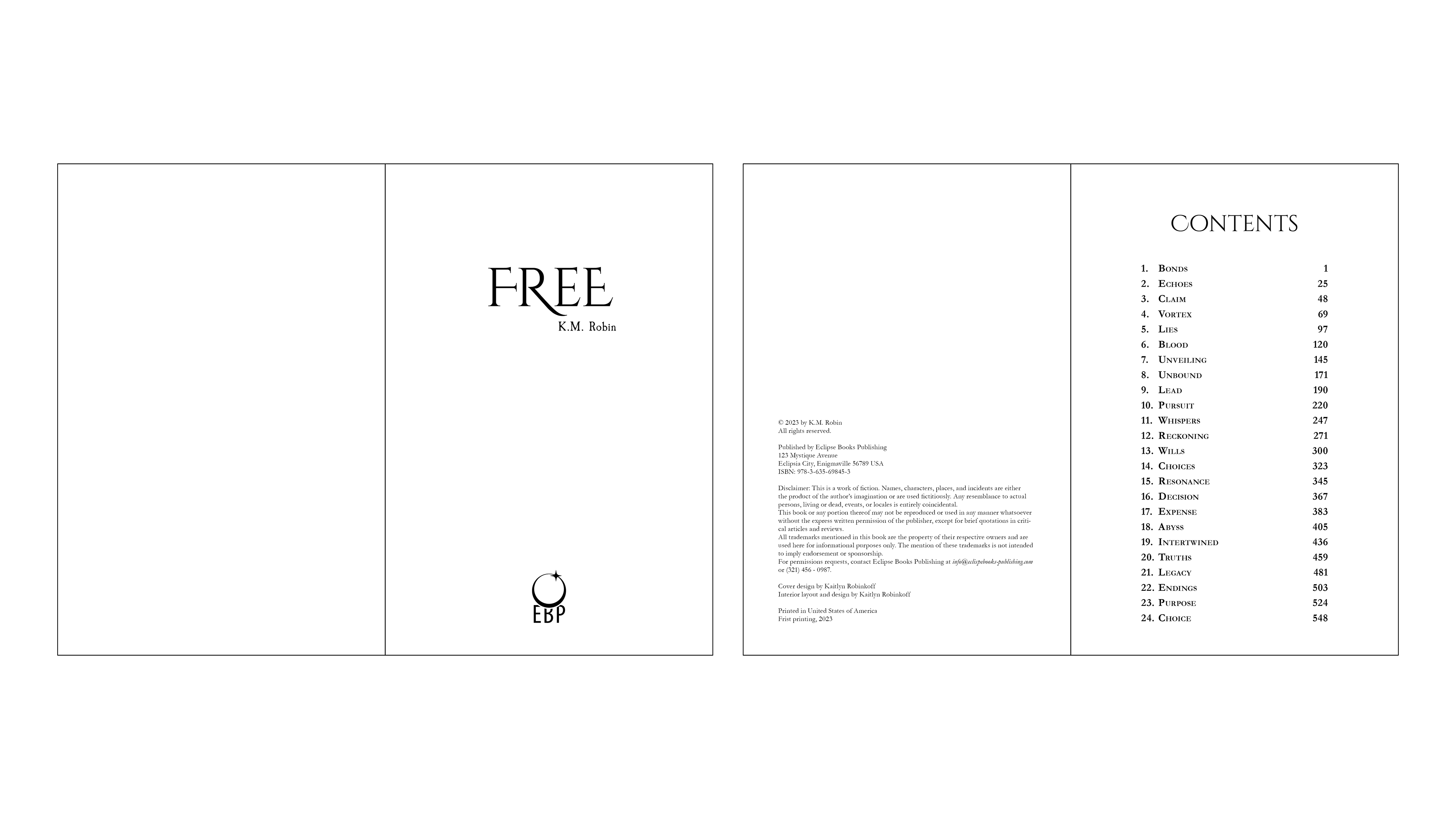 Book 3 - Inner Pages (Title V2, Publication Info, & Chapters)