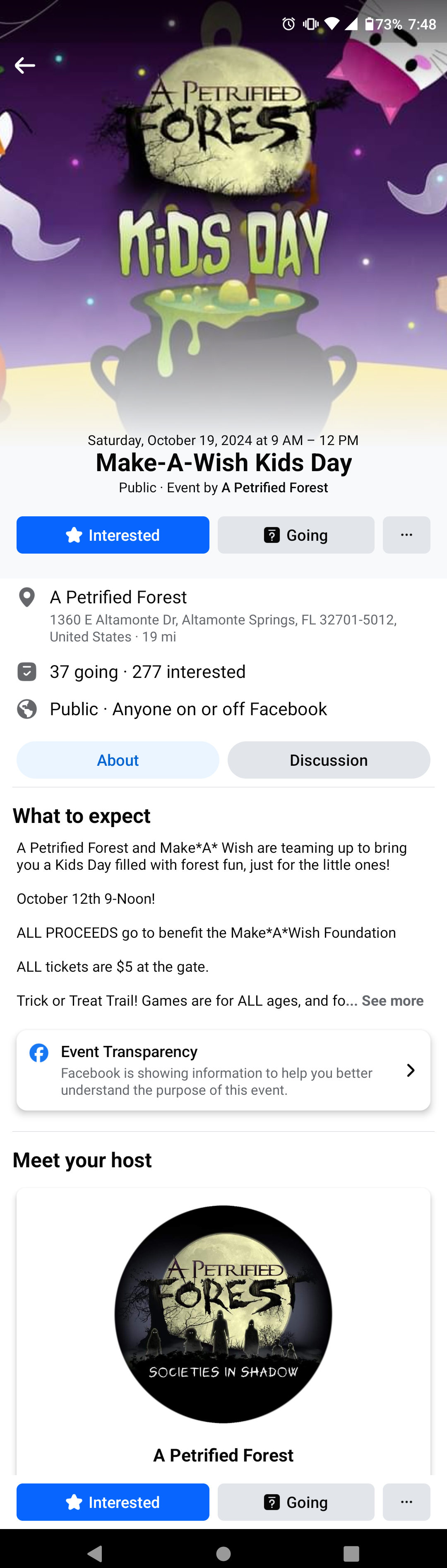 Facebook Event - Mobile Ver