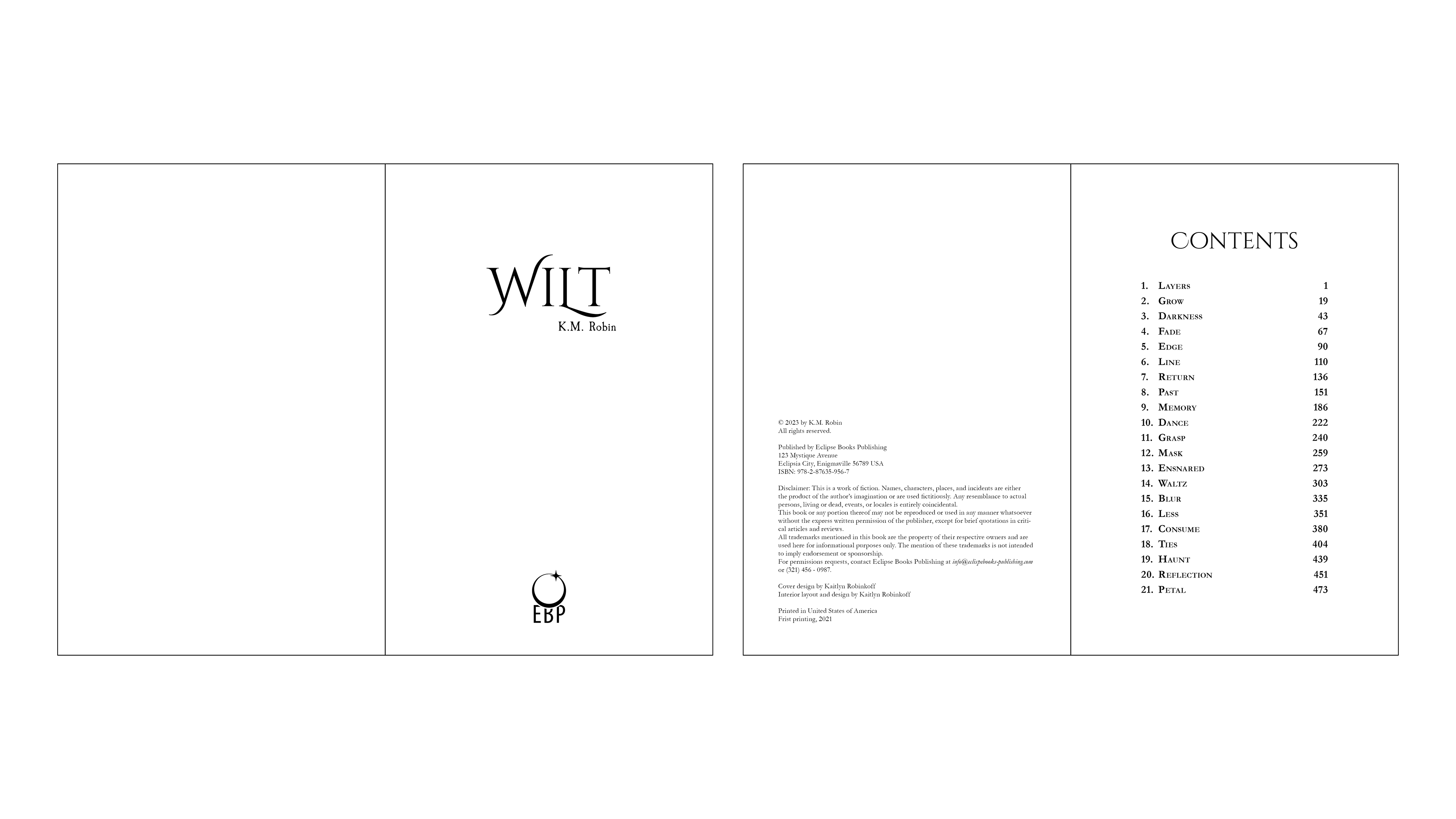 Book 2 - Inner Pages (Title V2, Publication Info, & Chapters)
