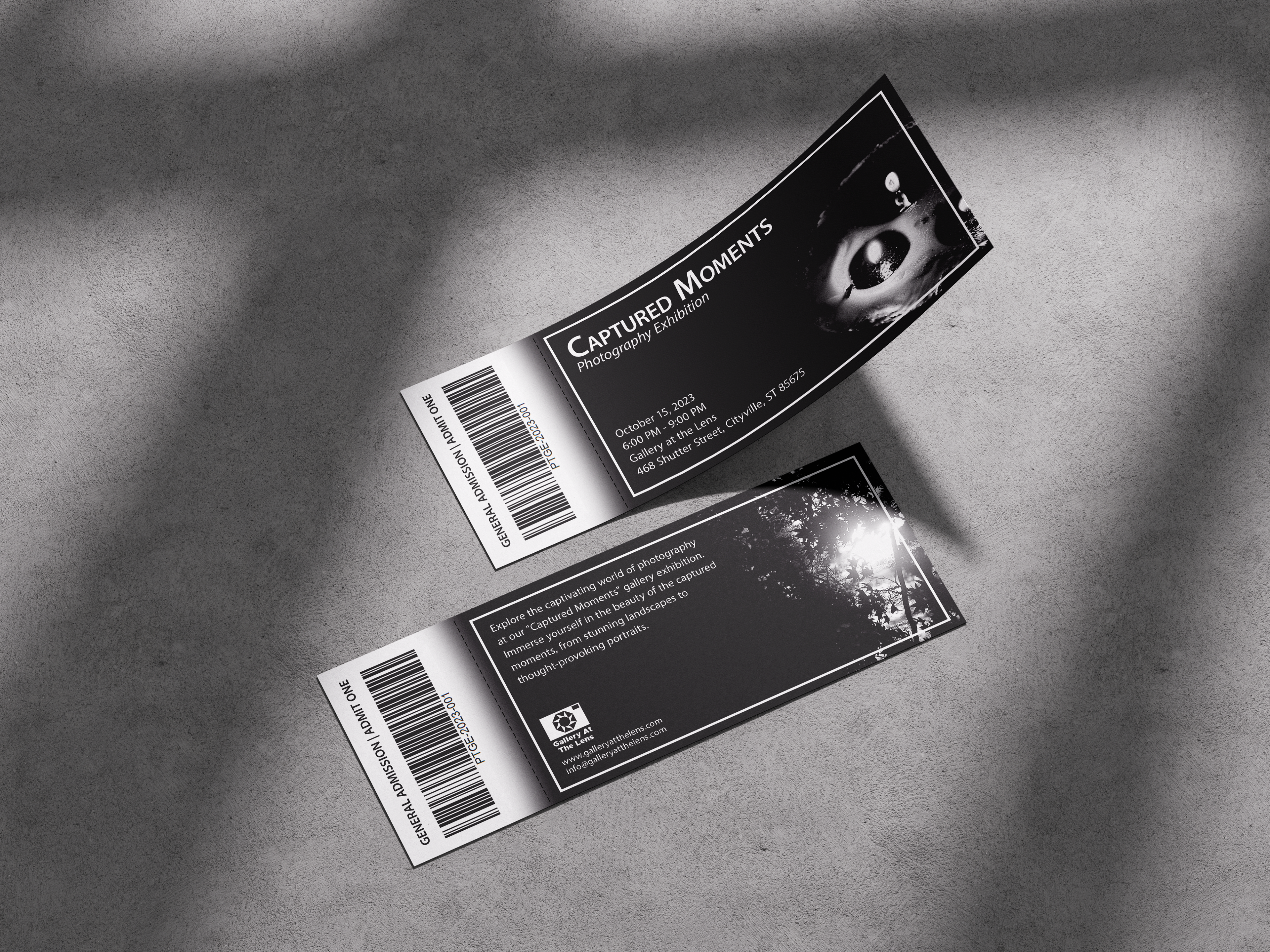 Ticket Back & Front