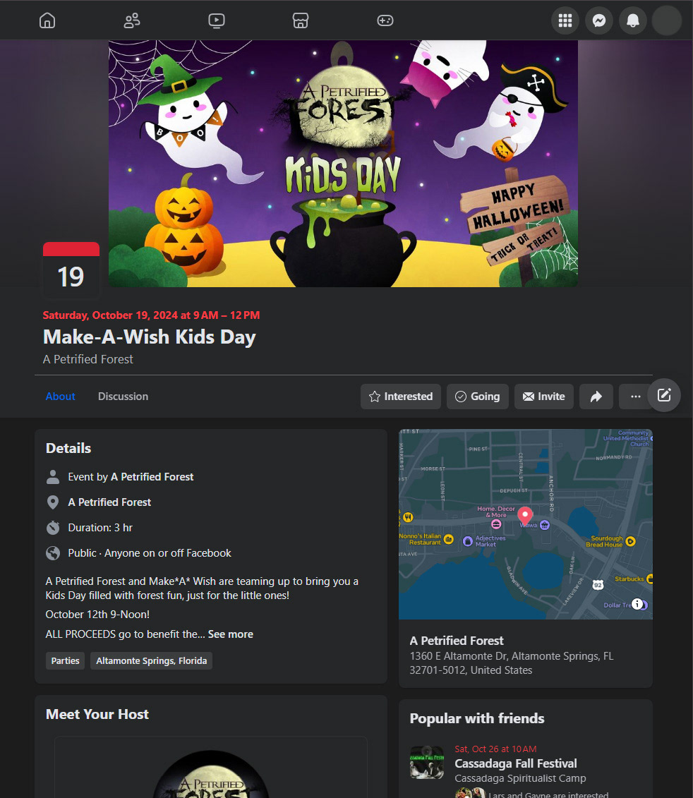 Facebook Event - Desktop Ver