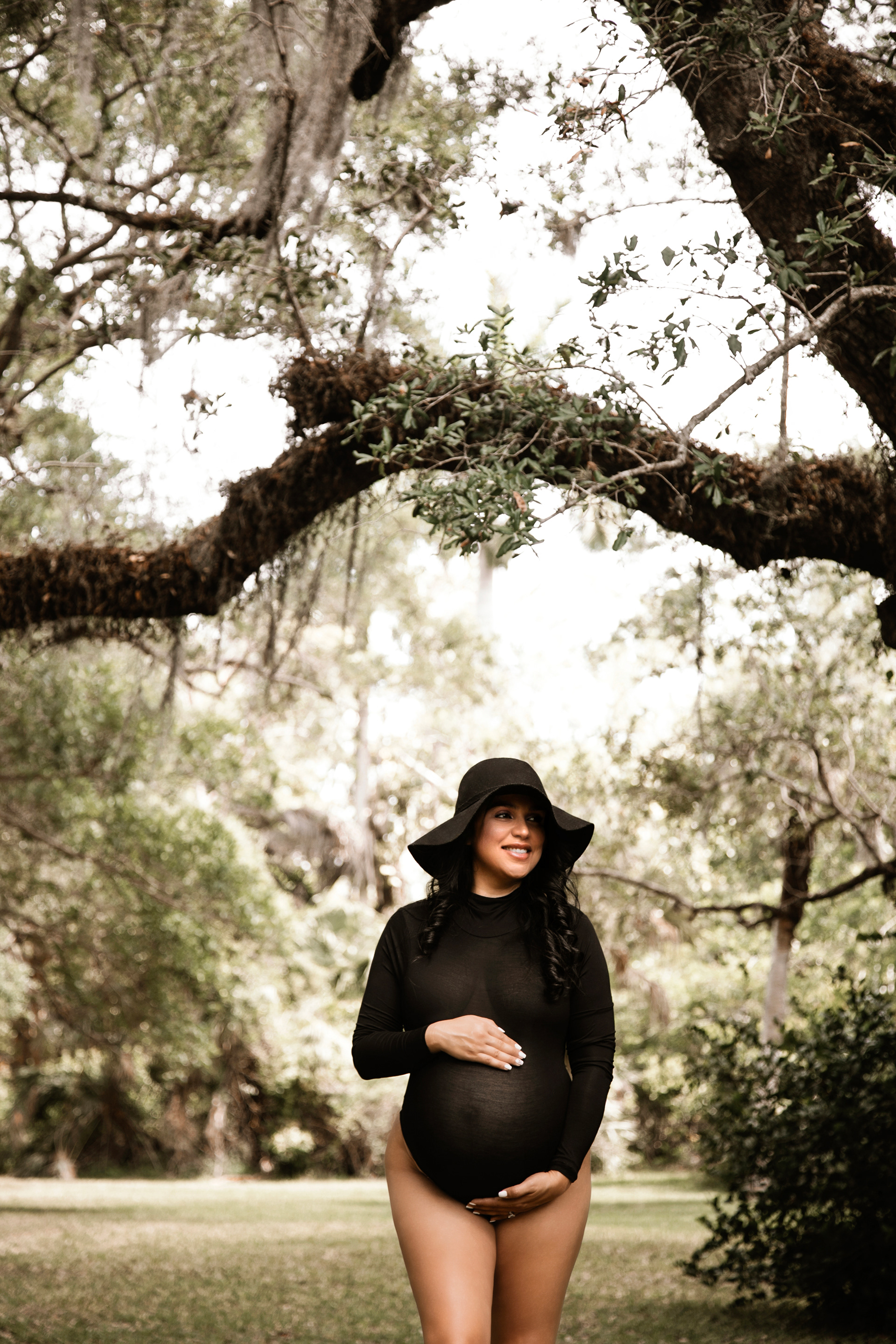Black Long Sleeve Maternity w/ hat (Size M) $20