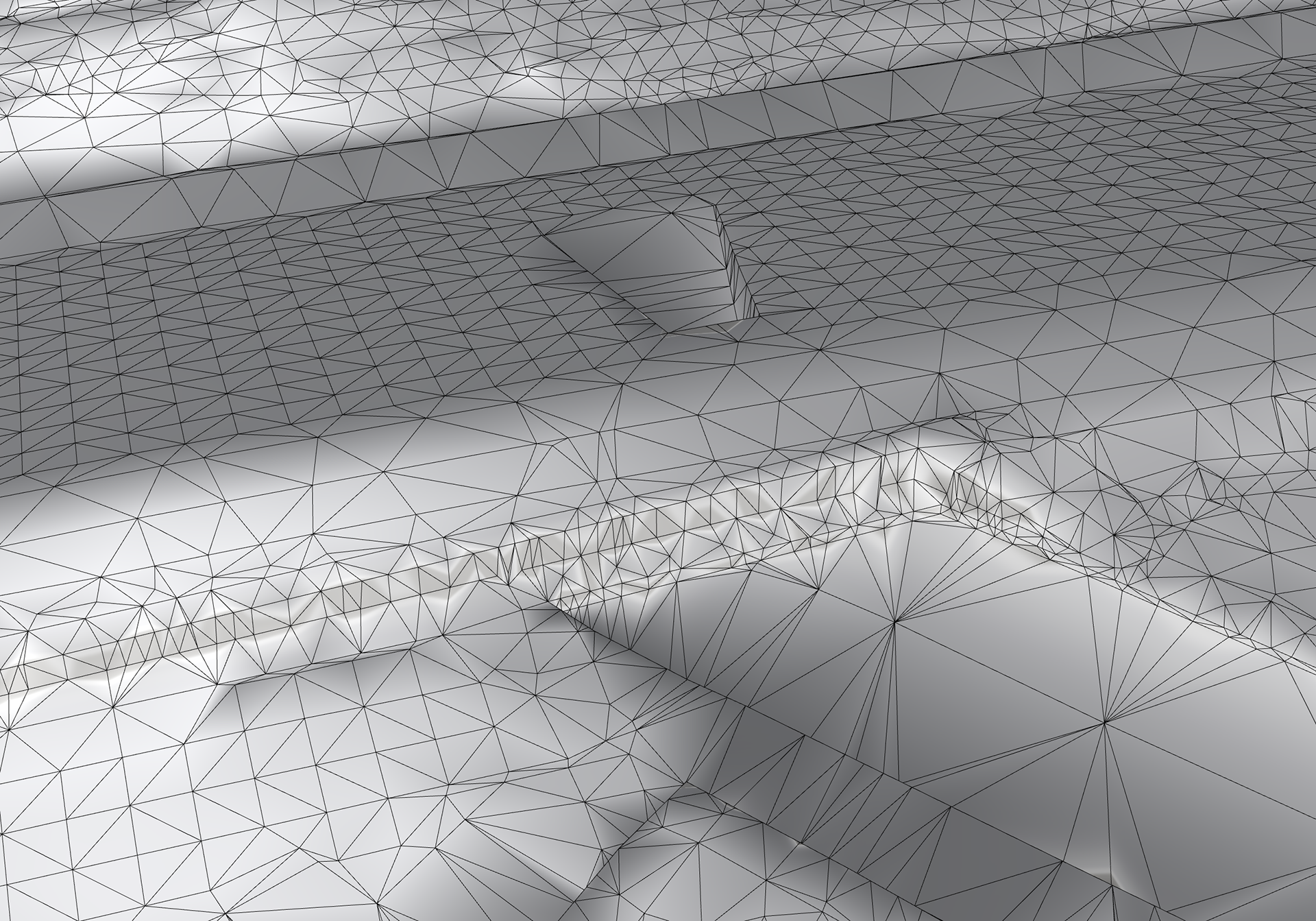 Delaunay triangulation Mesh