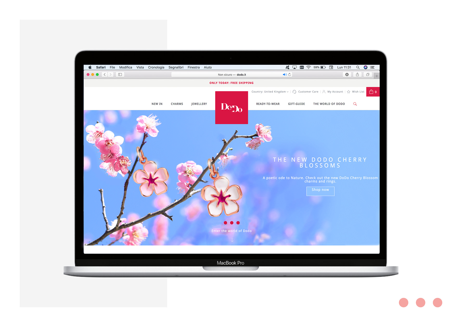 The new Logo on the main website.