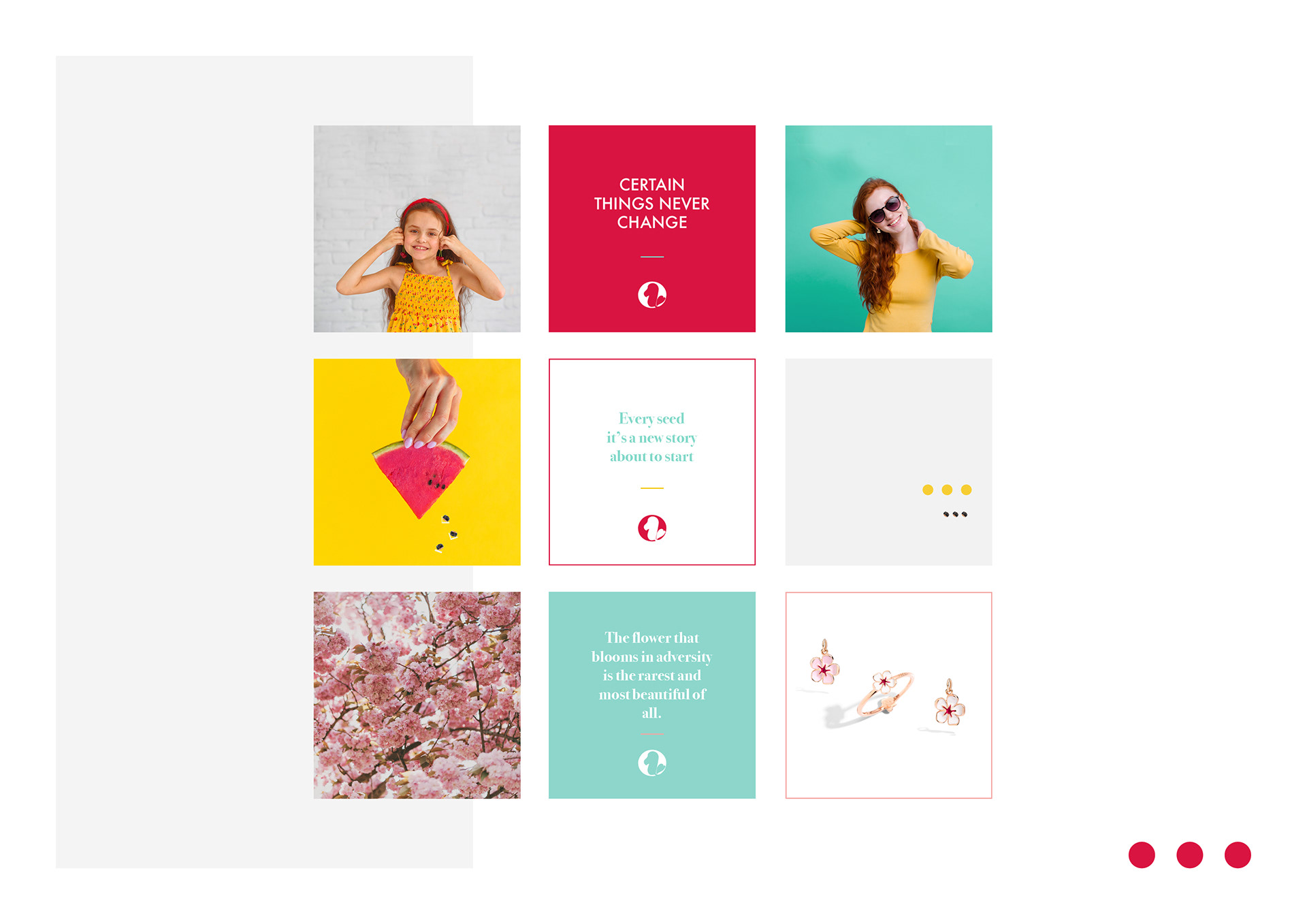 Example of IG board with its color palette.