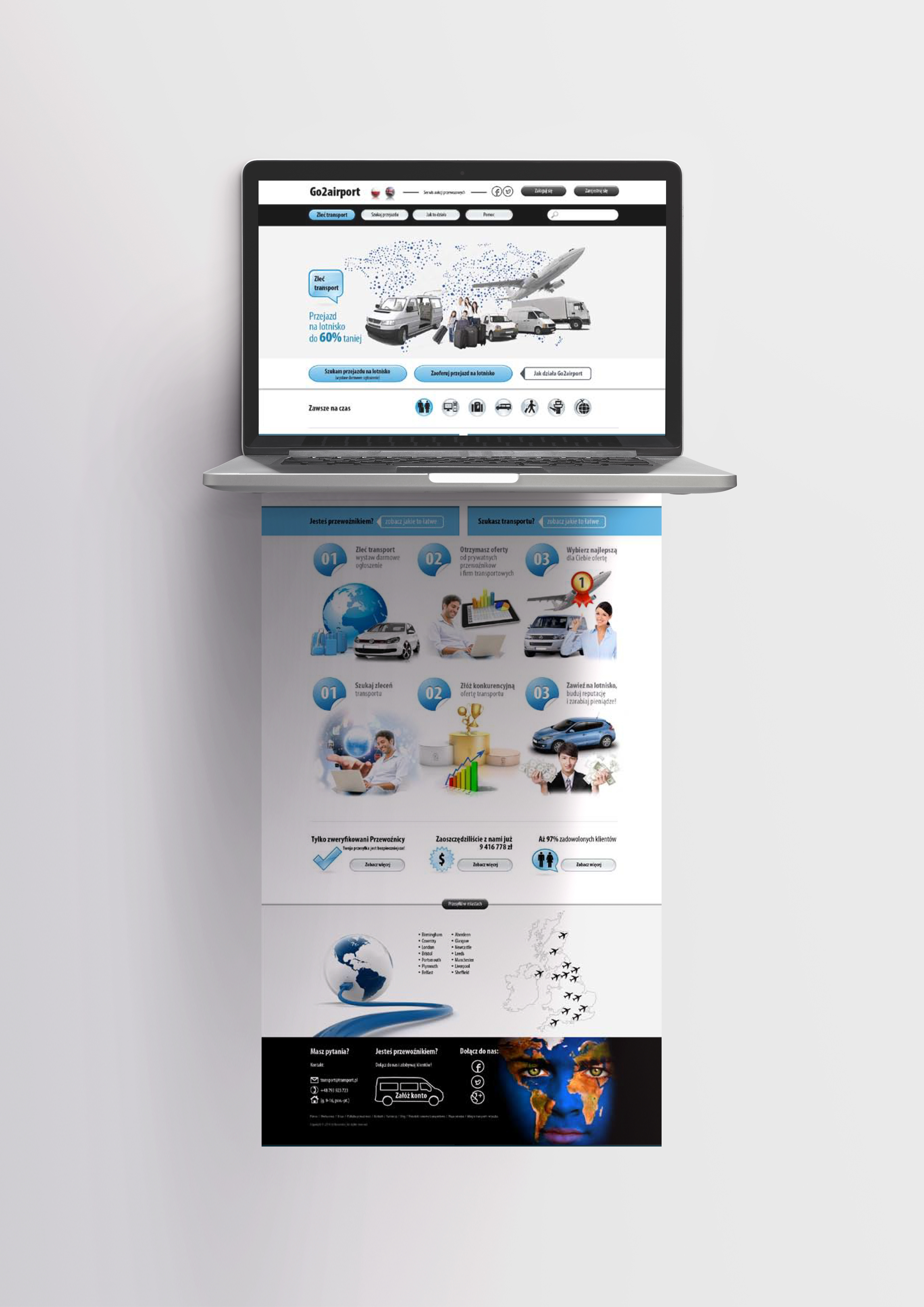 strona internetowa  |  Go2airport