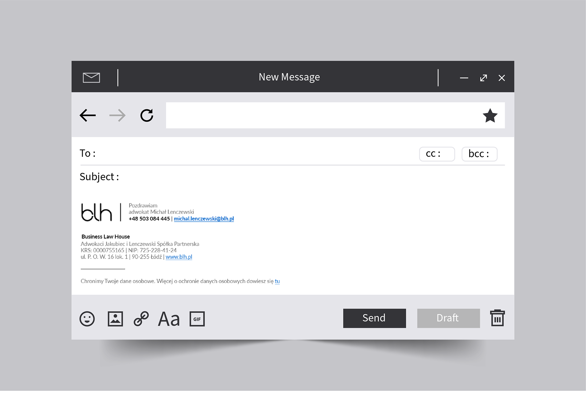 stopka email  |  blh