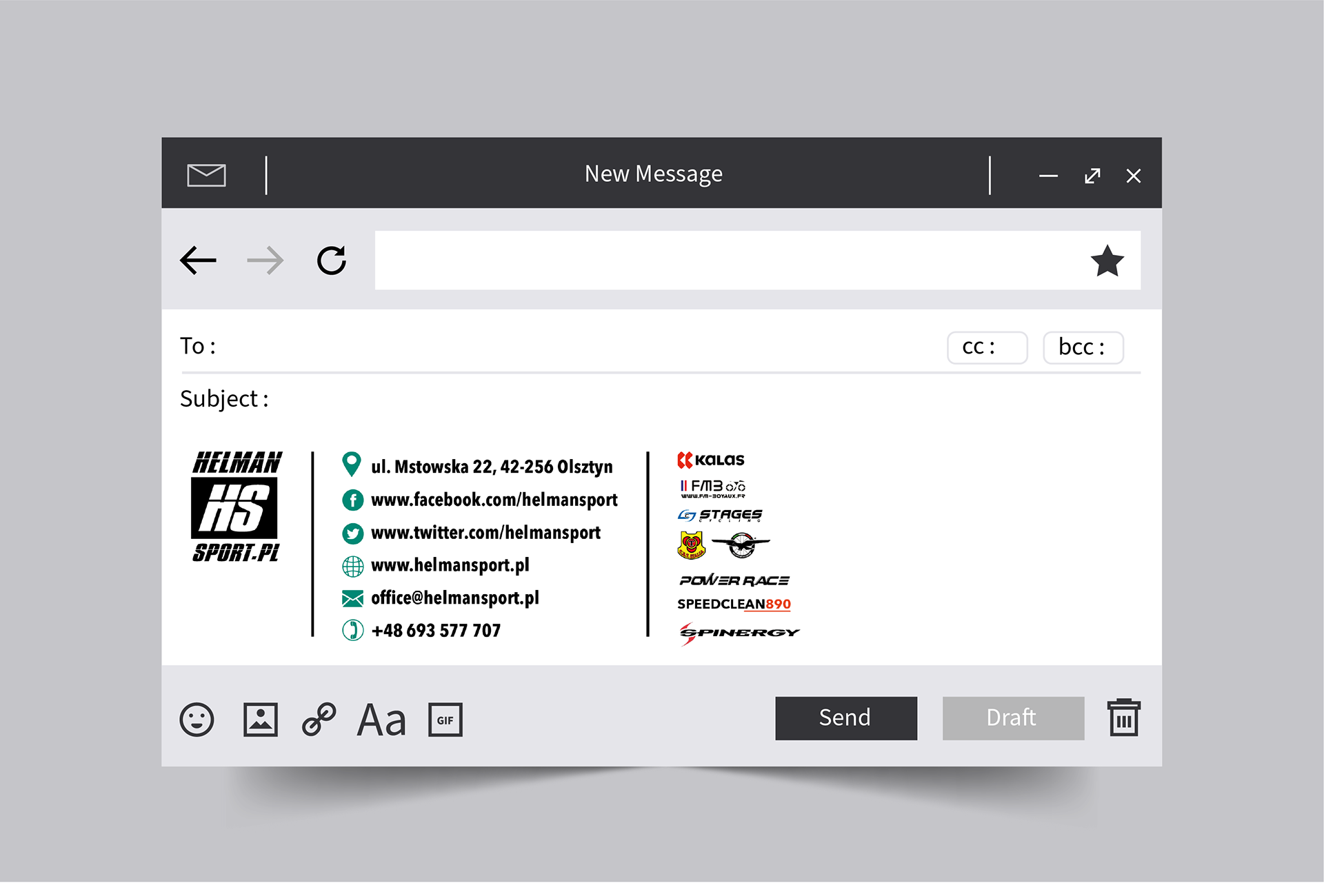 stopka email  |  Helman Sport