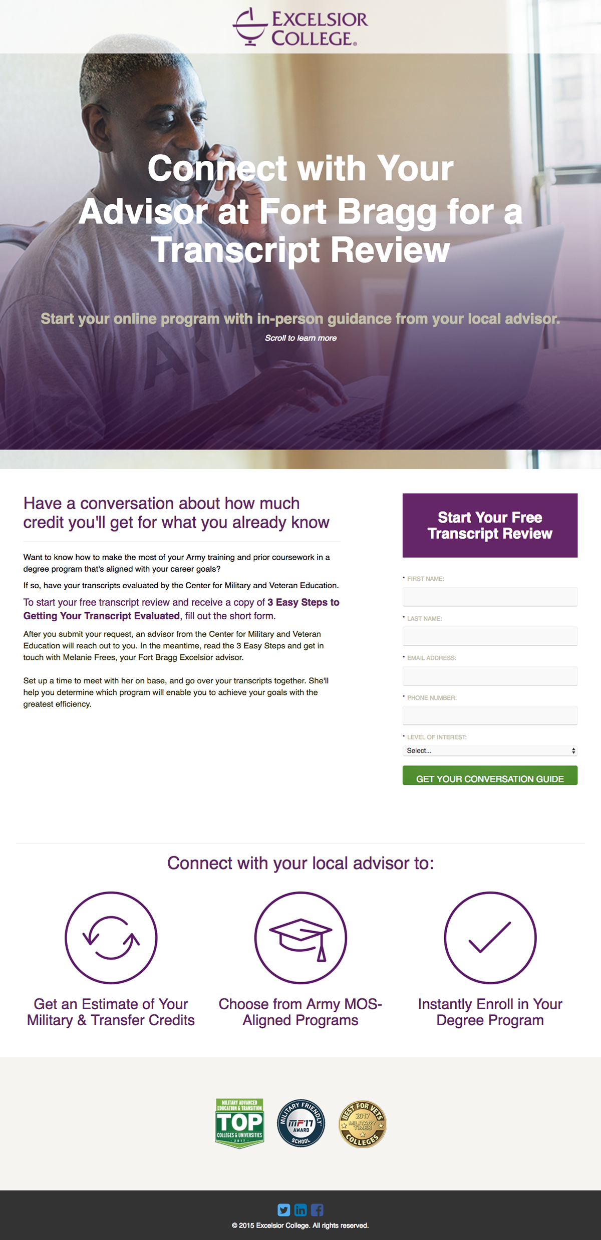 Fort Bragg Army Landing Page