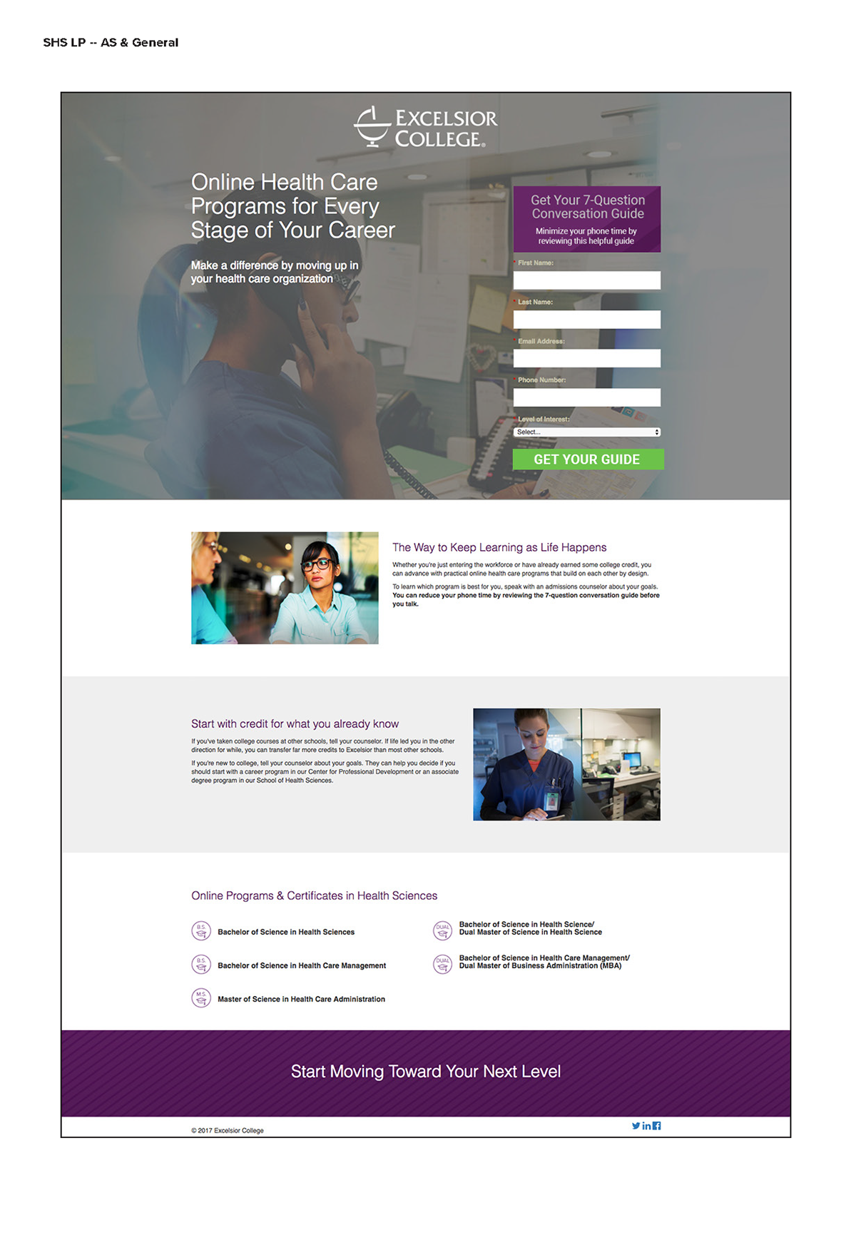 Health Sciences Early Career Landing Page
